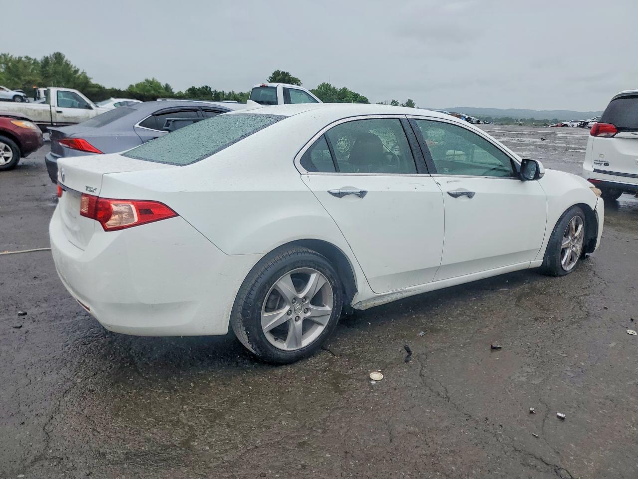 2012 Acura Tsx White vin: JH4CU2F45CC003145
