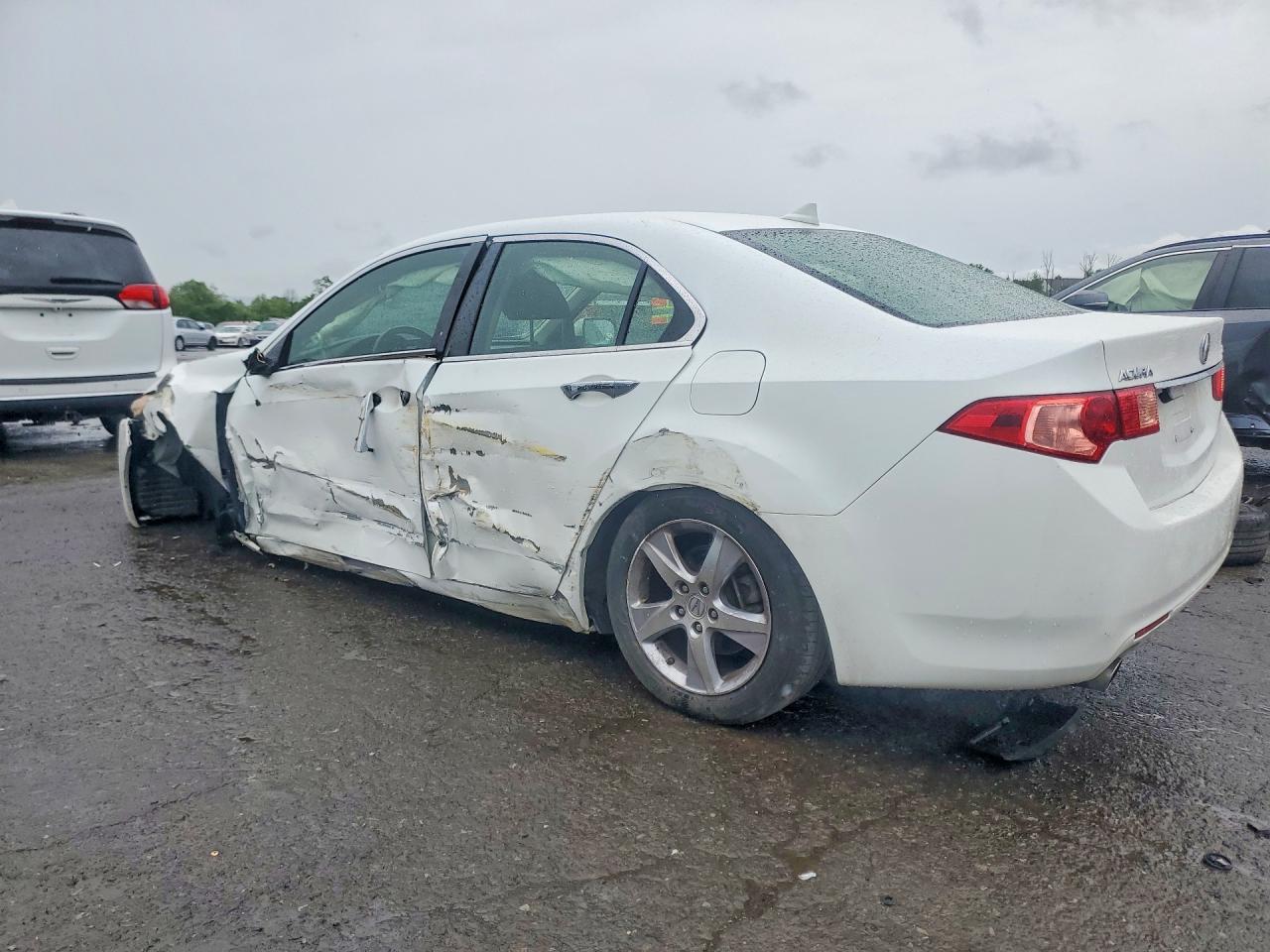 2012 Acura Tsx White vin: JH4CU2F45CC003145