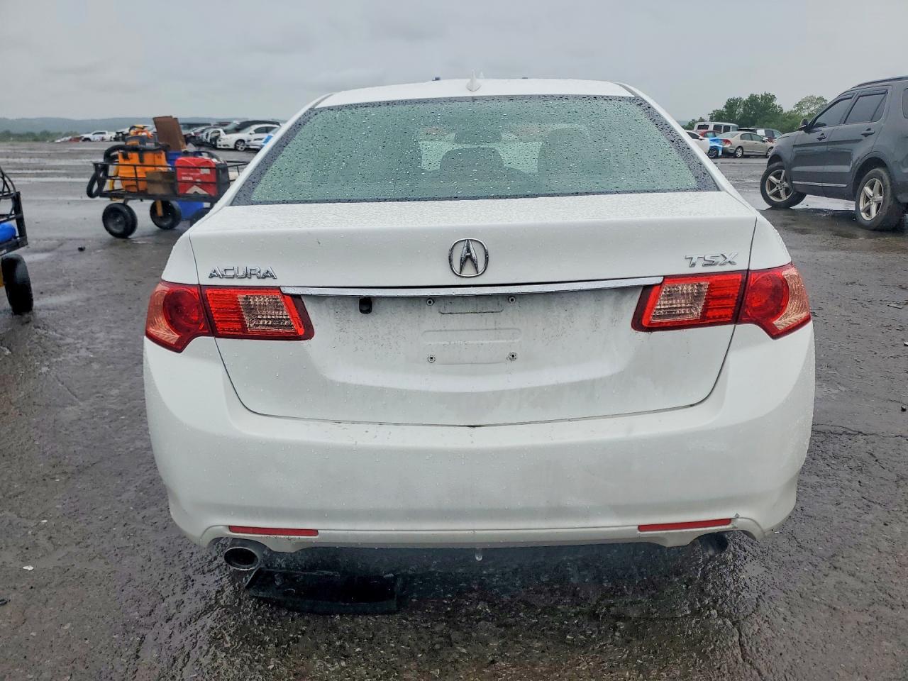 2012 Acura Tsx White vin: JH4CU2F45CC003145