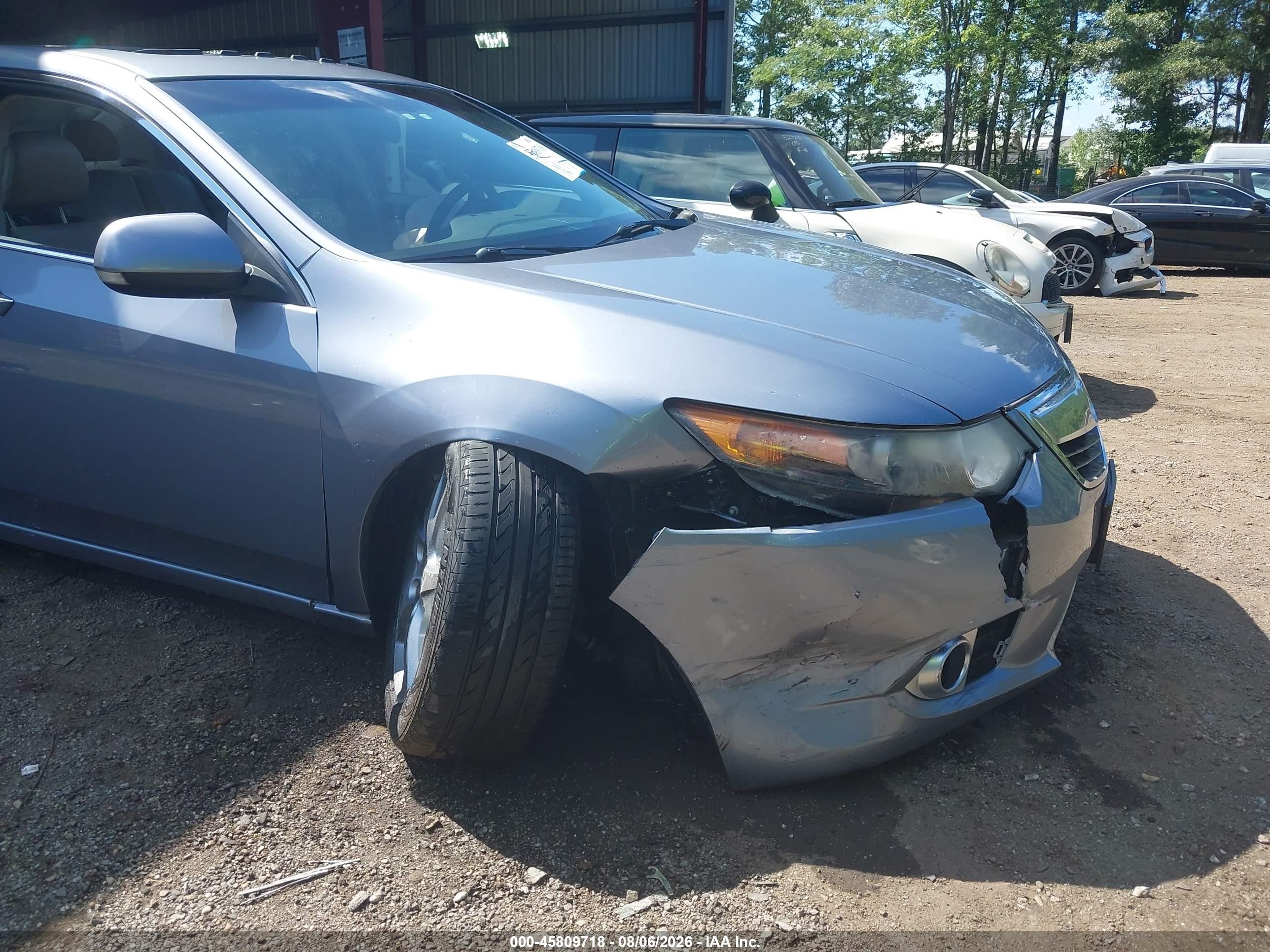 2012 Acura Tsx 2.4 Blue vin: JH4CU2F45CC005168
