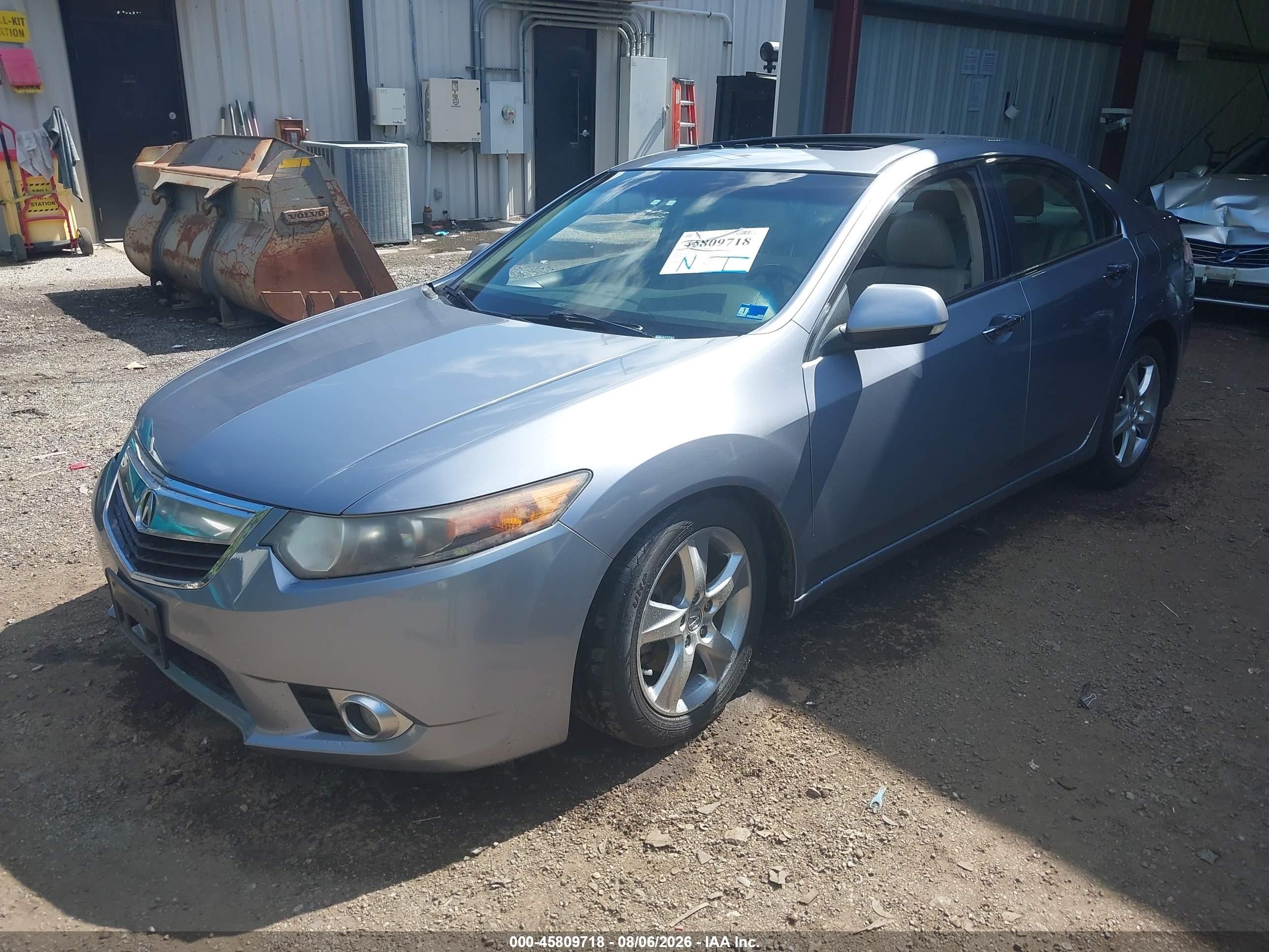 2012 Acura Tsx 2.4 Blue vin: JH4CU2F45CC005168