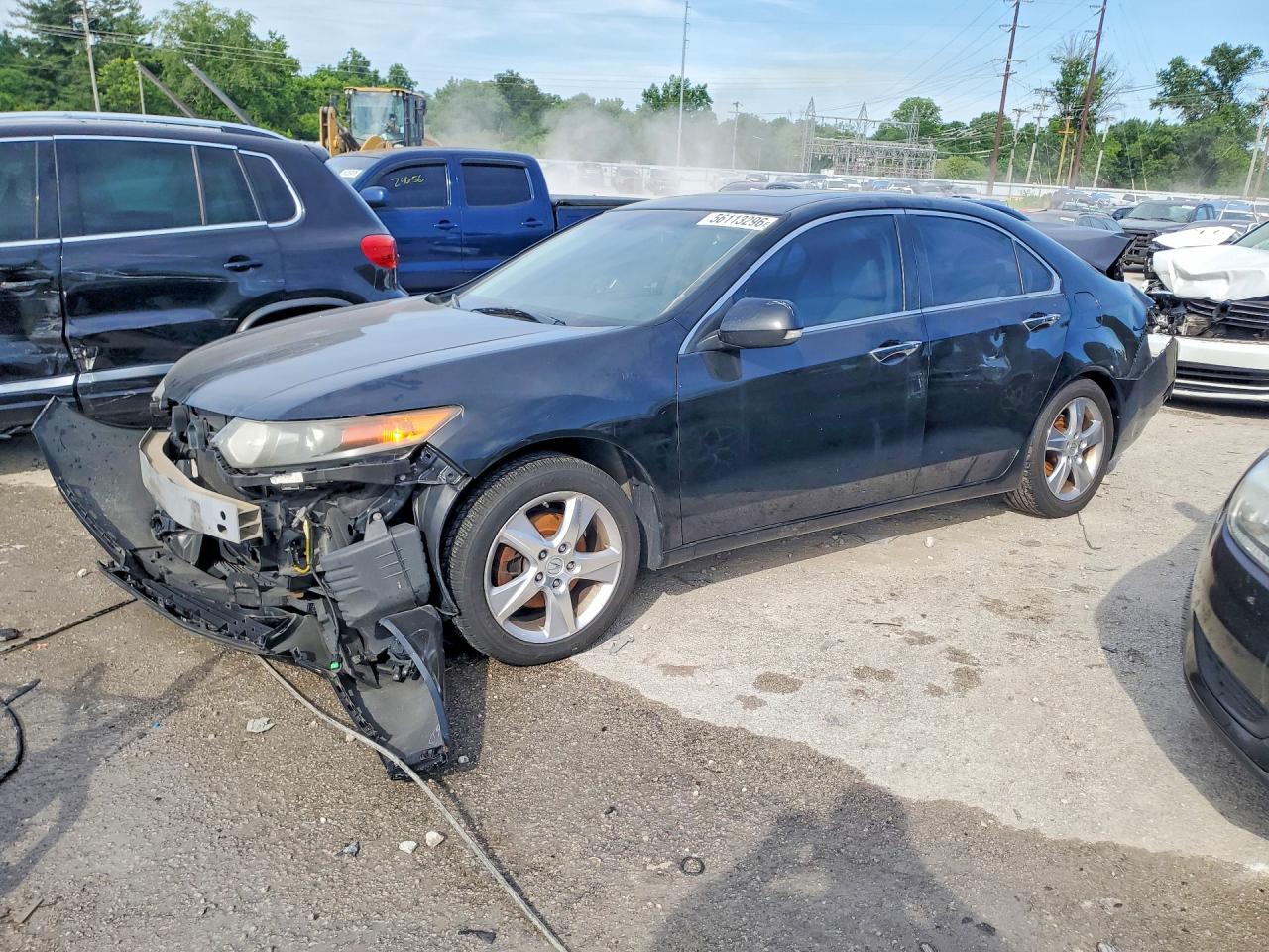 2012 Acura Tsx Black vin: JH4CU2F45CC010600