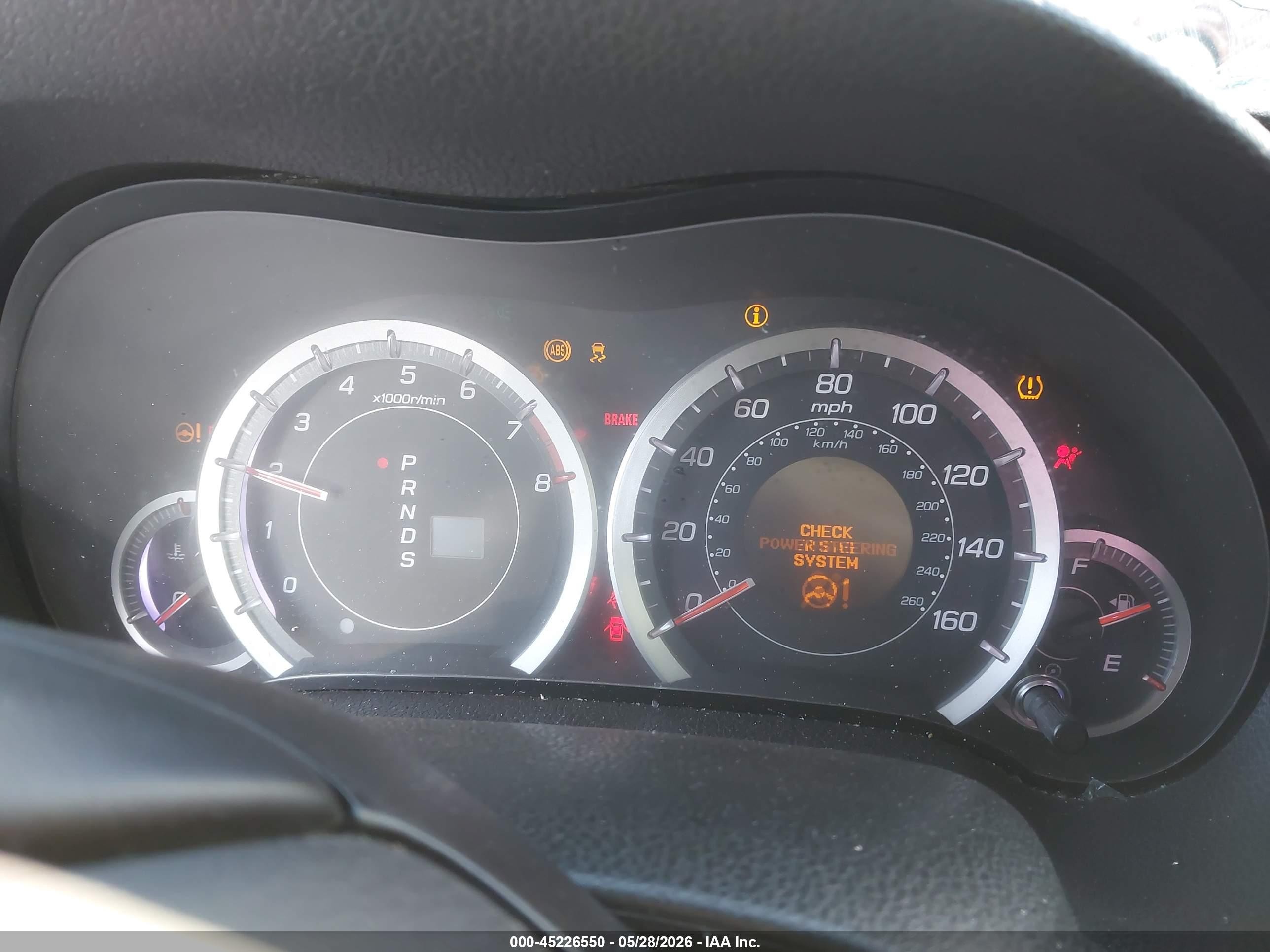 2012 Acura Tsx 2.4 Белый vin: JH4CU2F45CC010709