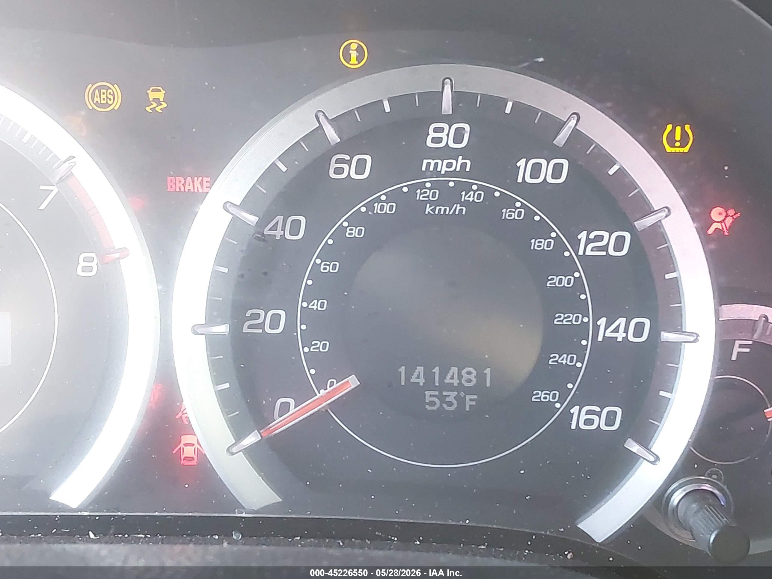 2012 Acura Tsx 2.4 Белый vin: JH4CU2F45CC010709