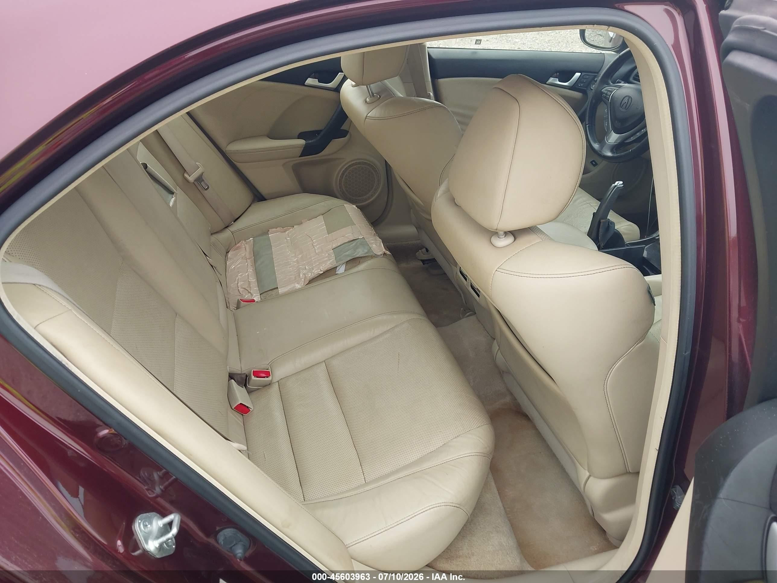 2012 Acura Tsx 2.4 Burgundy vin: JH4CU2F45CC014727