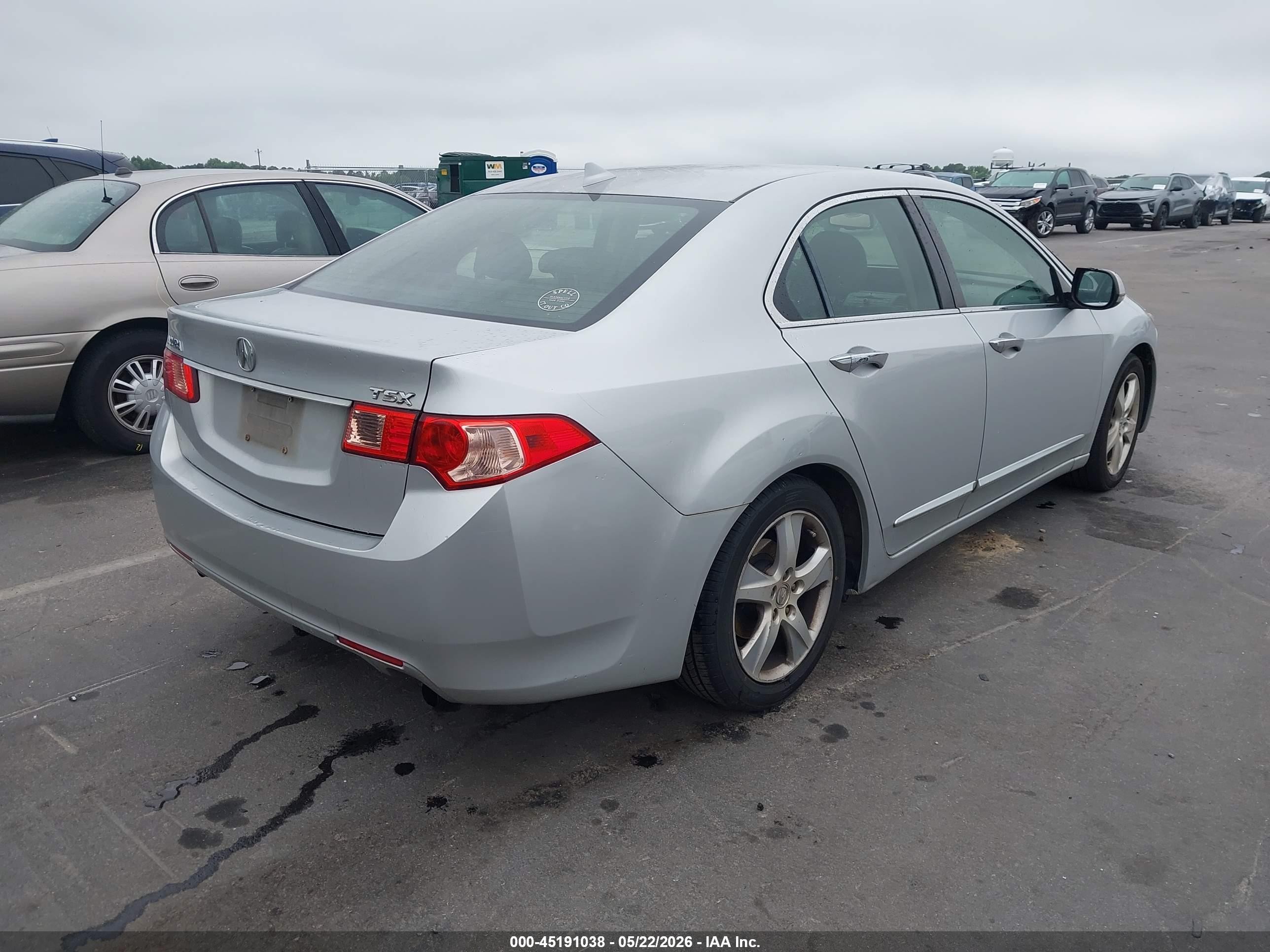 2012 Acura Tsx 2.4 Silver vin: JH4CU2F46CC009925