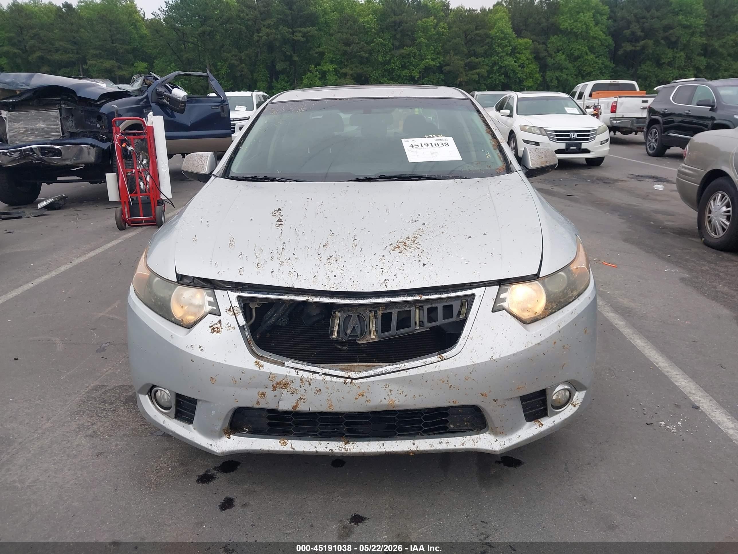2012 Acura Tsx 2.4 Silver vin: JH4CU2F46CC009925