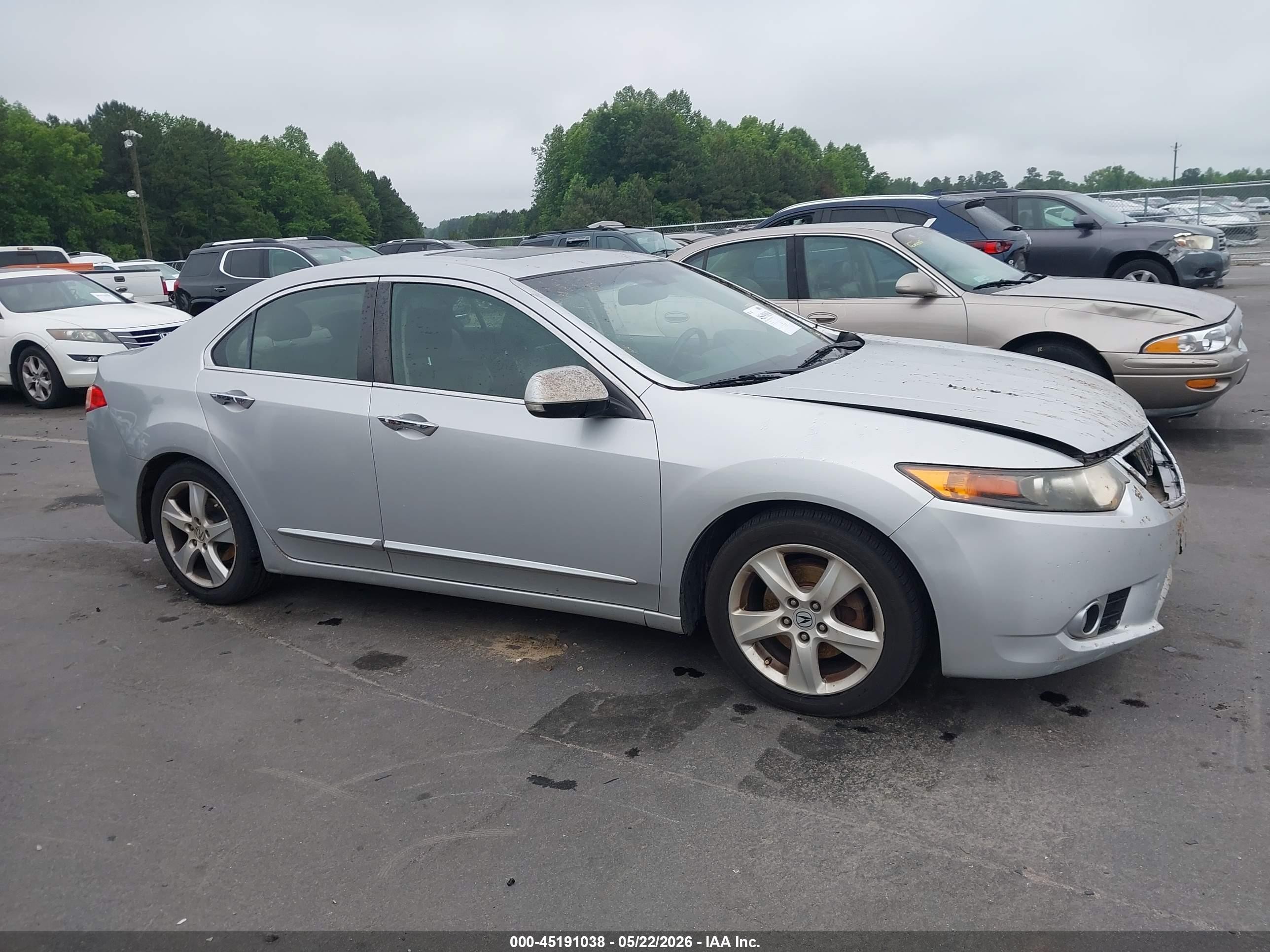 2012 Acura Tsx 2.4 Silver vin: JH4CU2F46CC009925