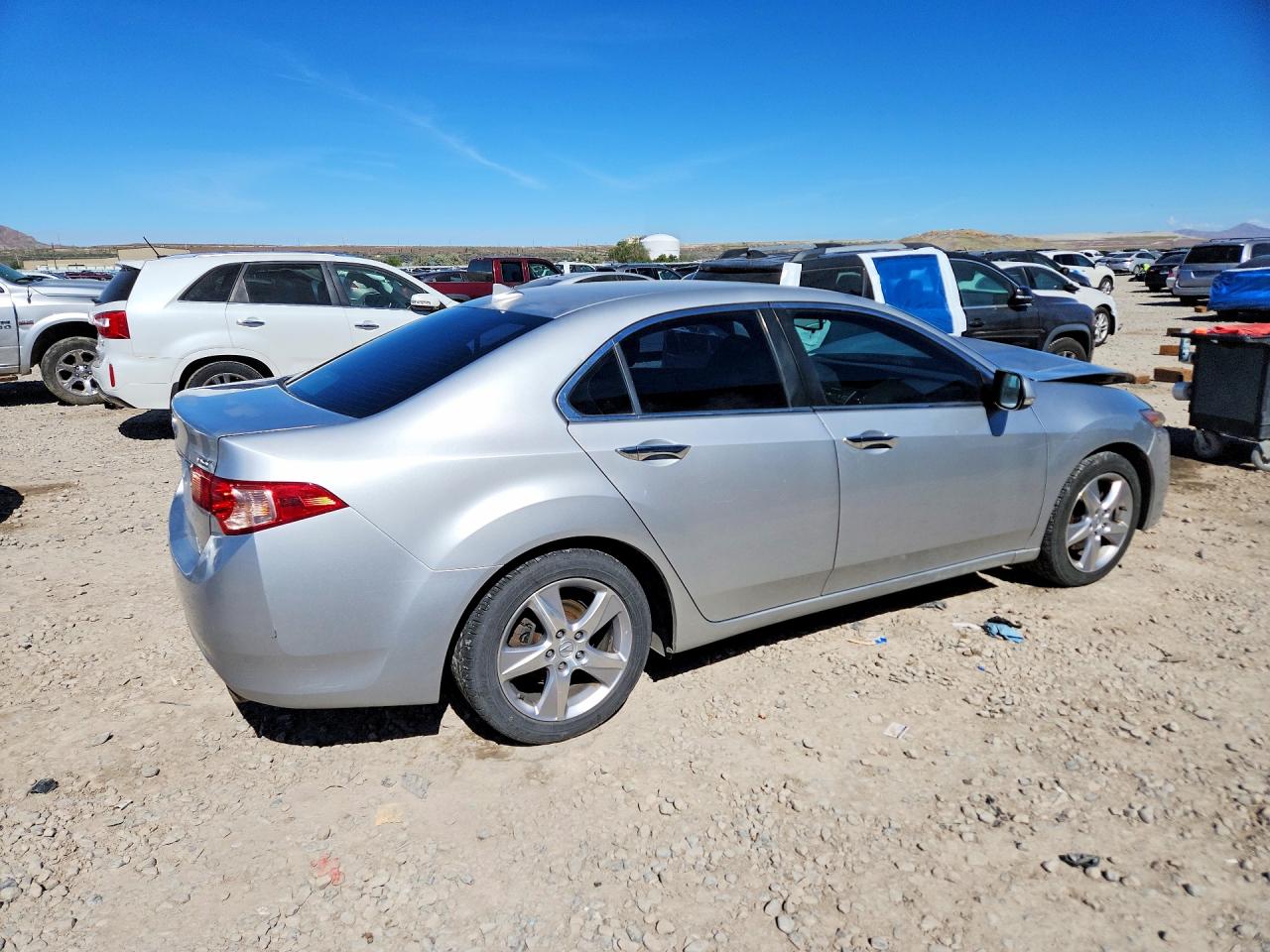 2012 Acura Tsx Silver vin: JH4CU2F46CC012730