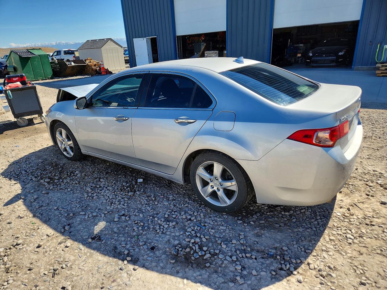 2012 Acura Tsx Silver vin: JH4CU2F46CC012730
