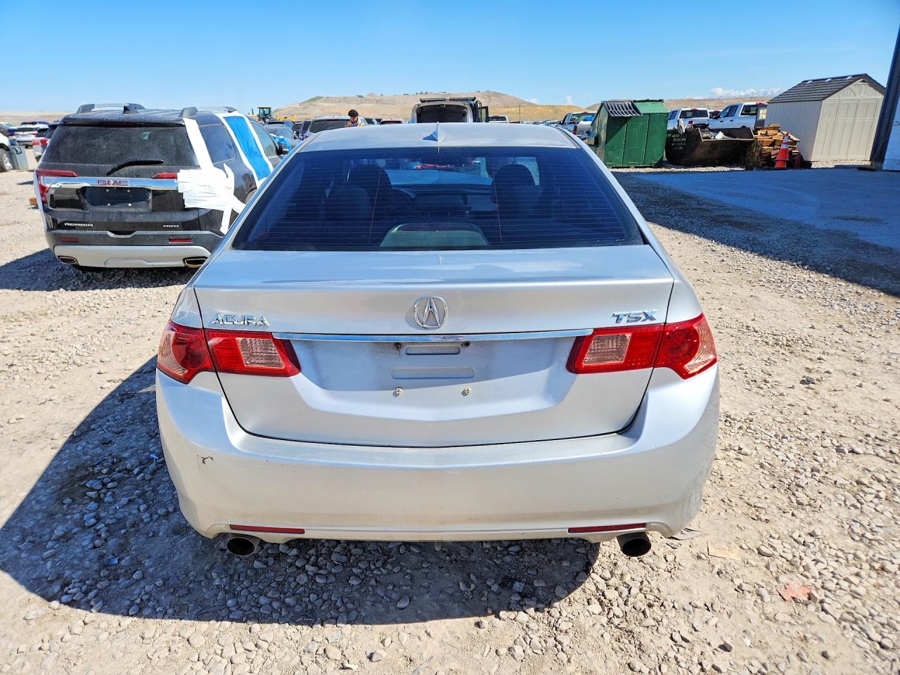 2012 Acura Tsx Silver vin: JH4CU2F46CC012730
