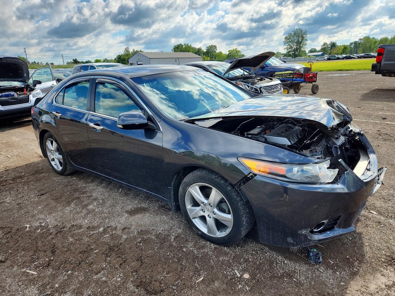 2012 Acura Tsx Black vin: JH4CU2F46CC013229