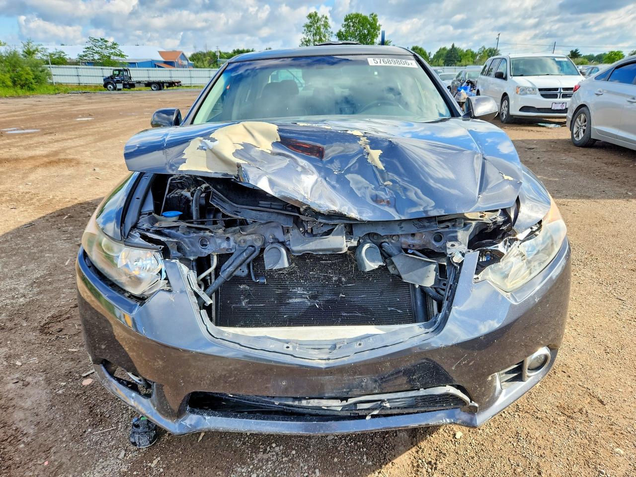 2012 Acura Tsx Black vin: JH4CU2F46CC013229