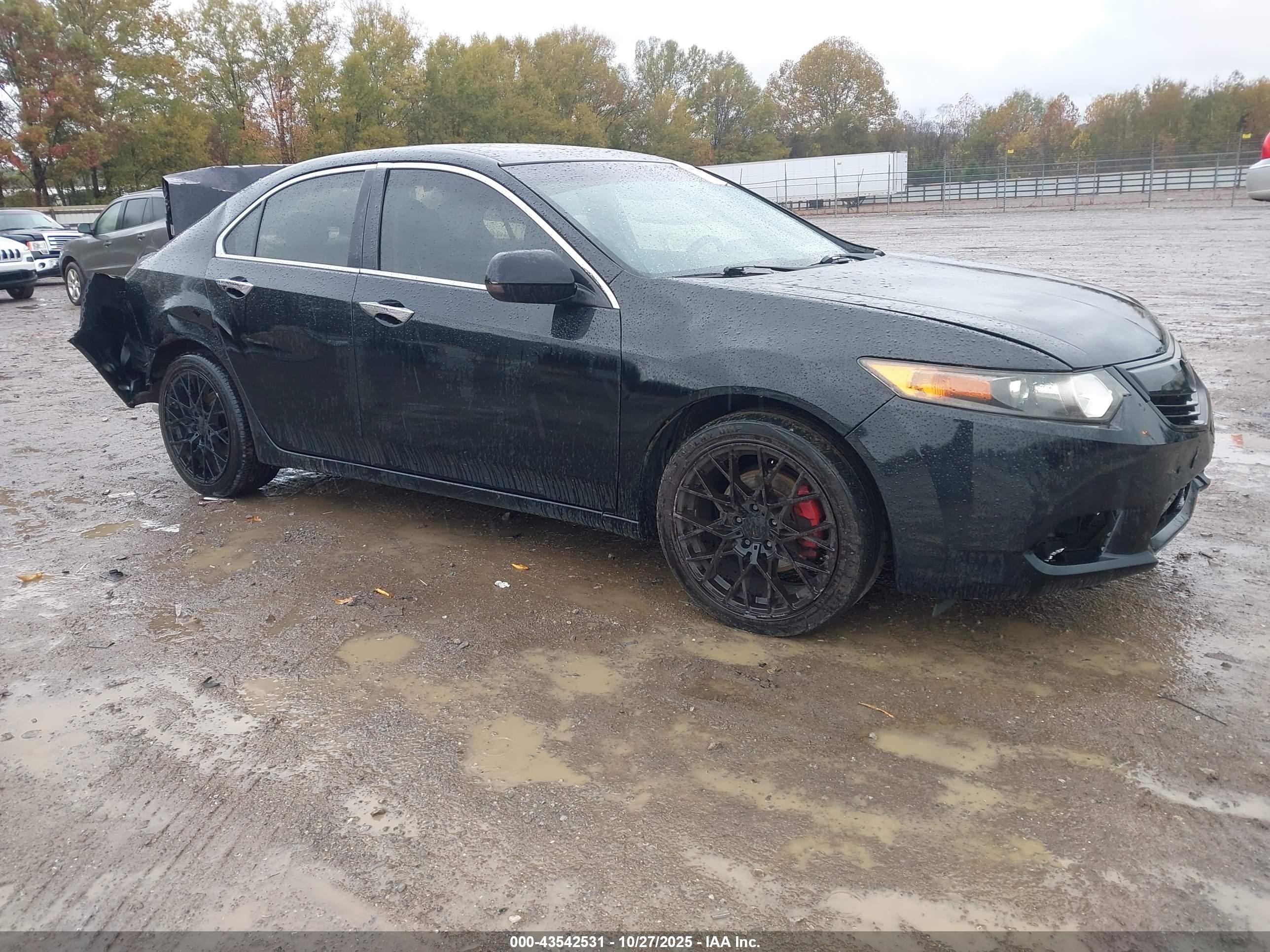 2012 Acura Tsx 2.4 Черный vin: JH4CU2F46CC022044