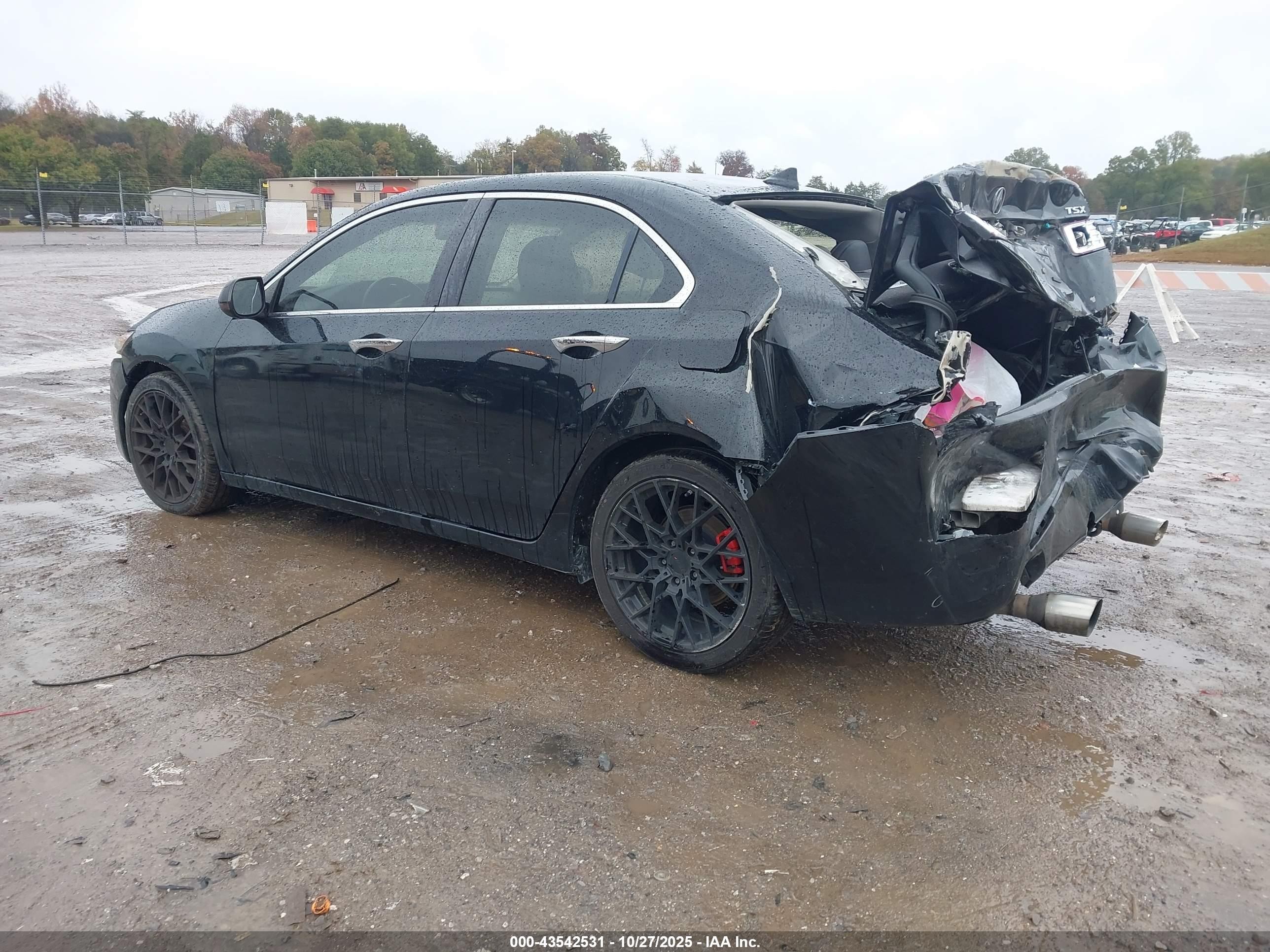 2012 Acura Tsx 2.4 Black vin: JH4CU2F46CC022044