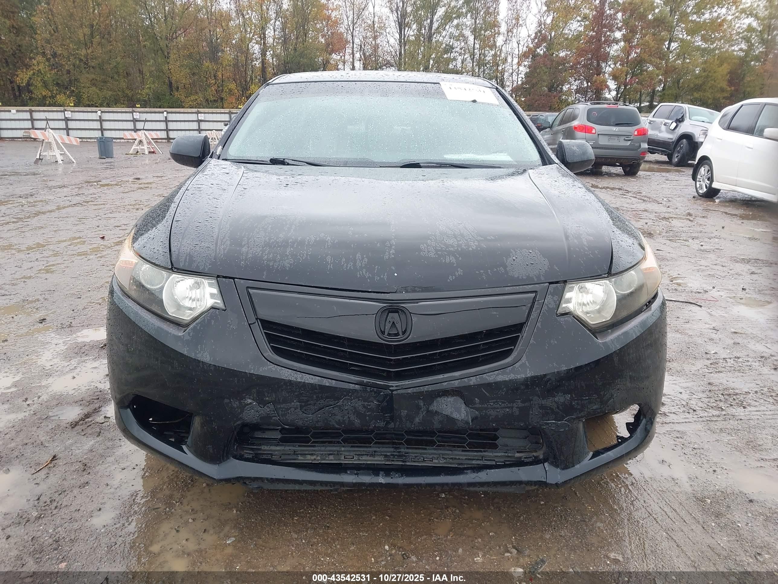 2012 Acura Tsx 2.4 Black vin: JH4CU2F46CC022044