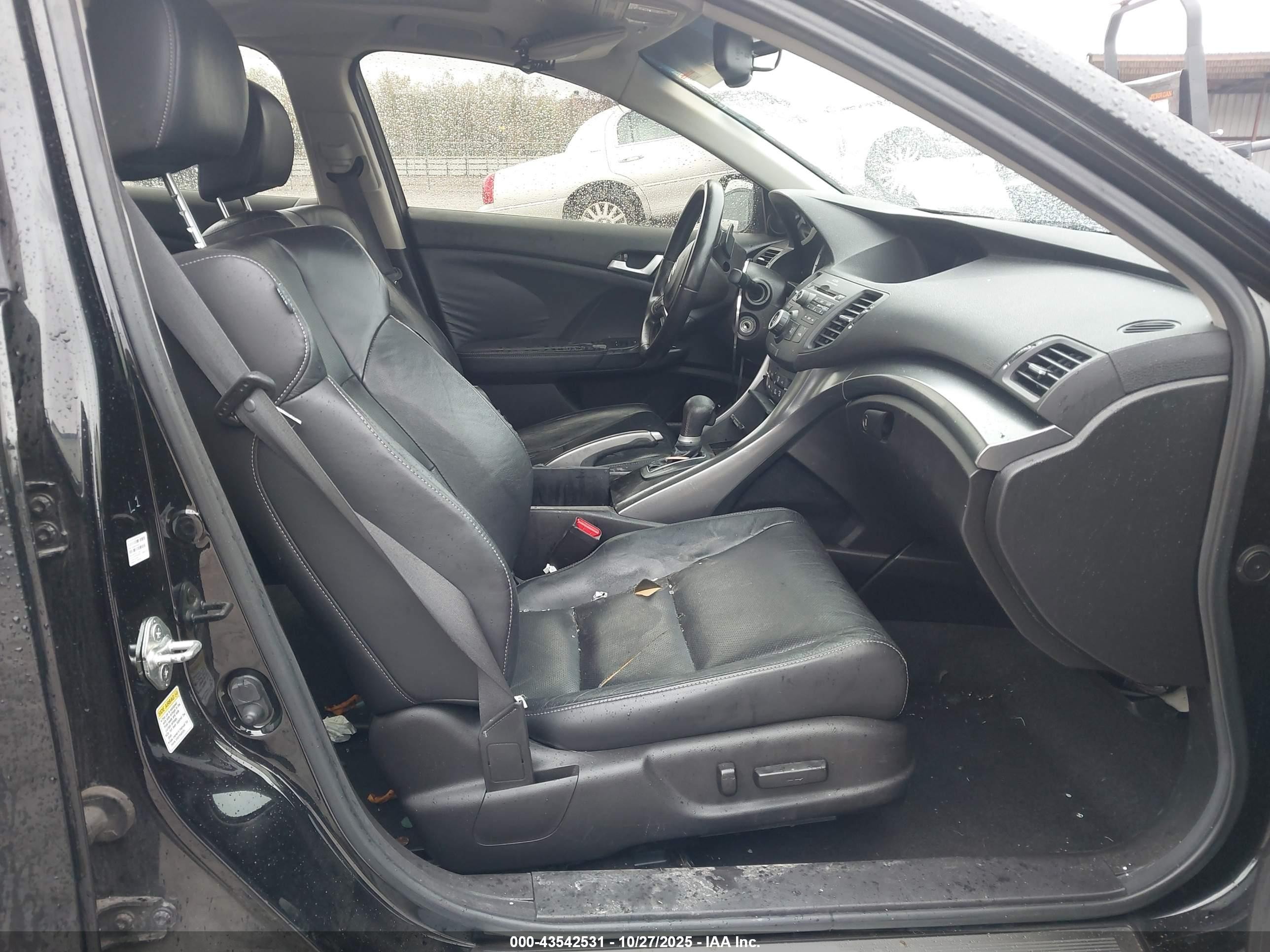2012 Acura Tsx 2.4 Black vin: JH4CU2F46CC022044
