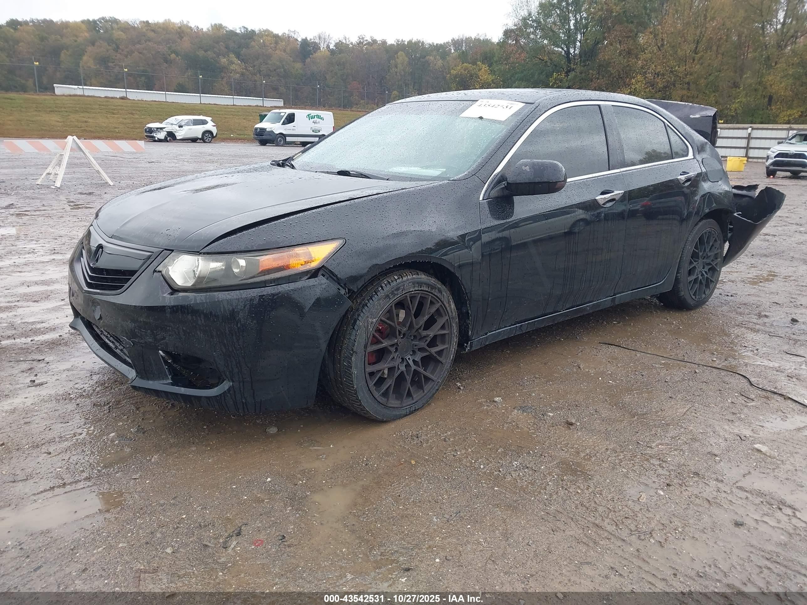 2012 Acura Tsx 2.4 Black vin: JH4CU2F46CC022044