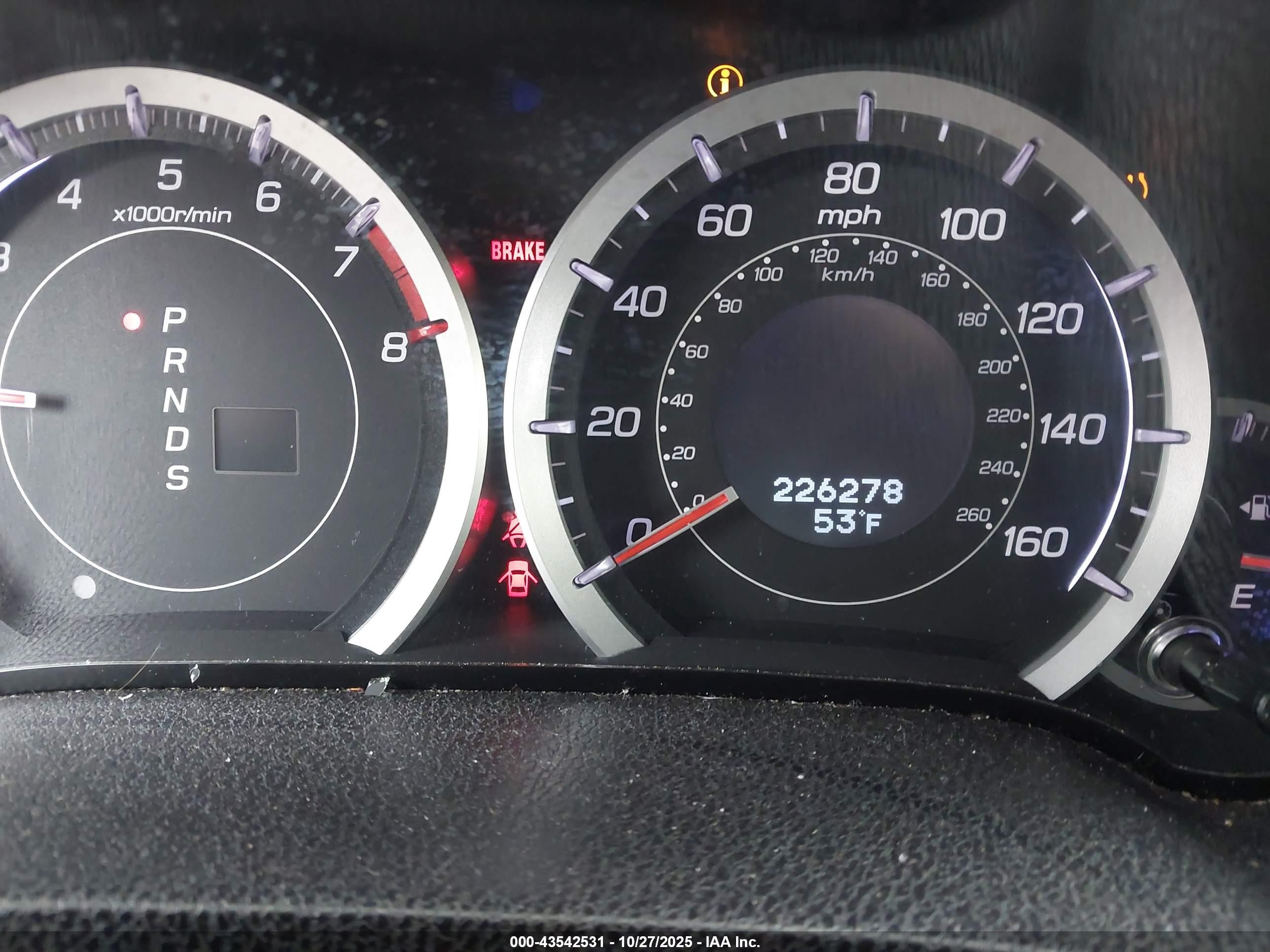 2012 Acura Tsx 2.4 Black vin: JH4CU2F46CC022044