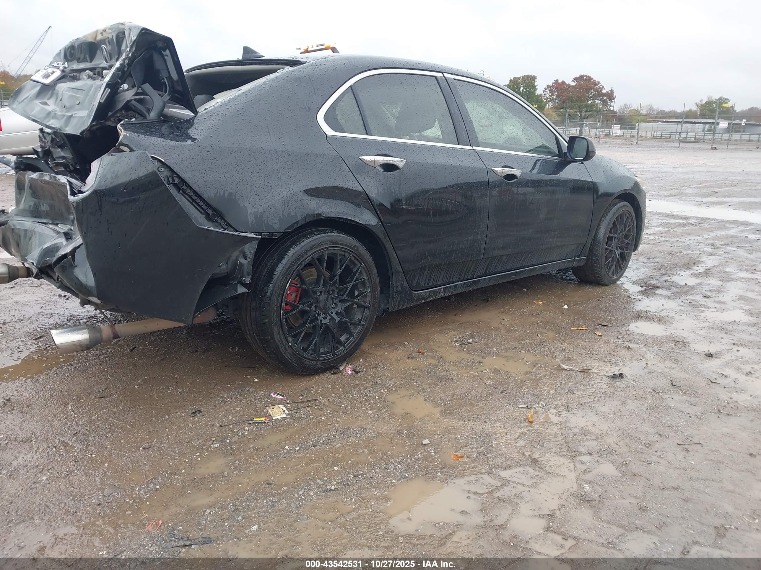 2012 Acura Tsx 2.4 Black vin: JH4CU2F46CC022044