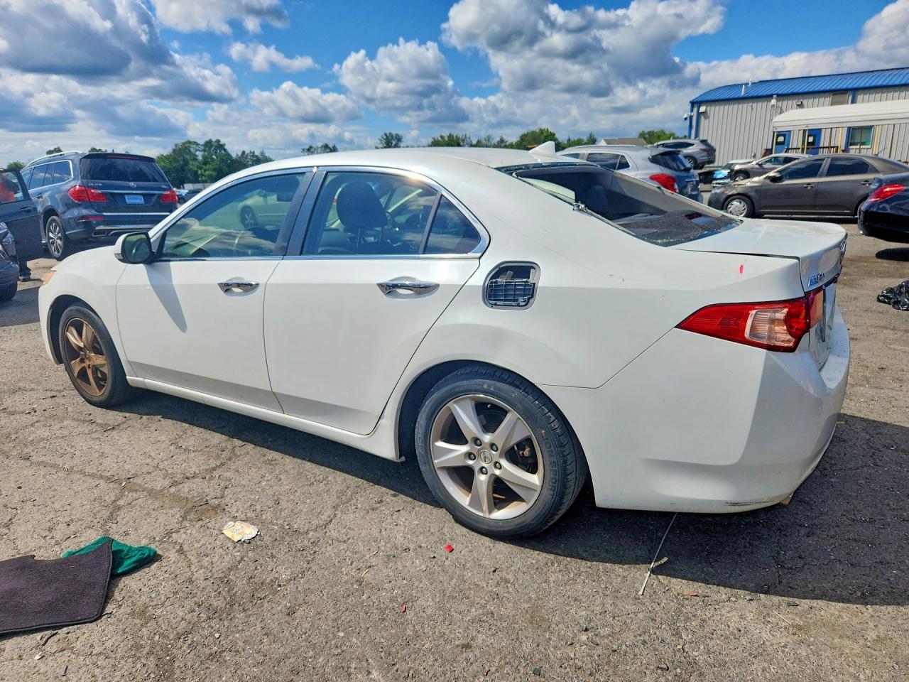 2013 Acura Tsx White vin: JH4CU2F46DC003592