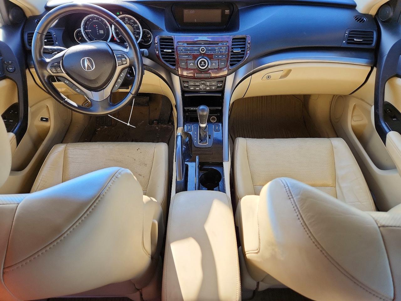 2013 Acura Tsx White vin: JH4CU2F46DC008307