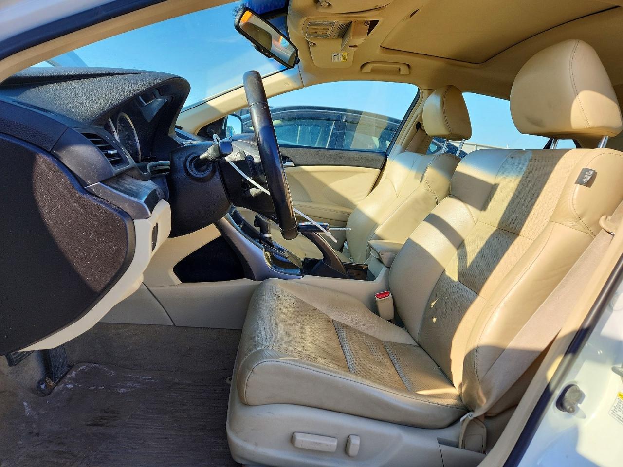 2013 Acura Tsx White vin: JH4CU2F46DC008307