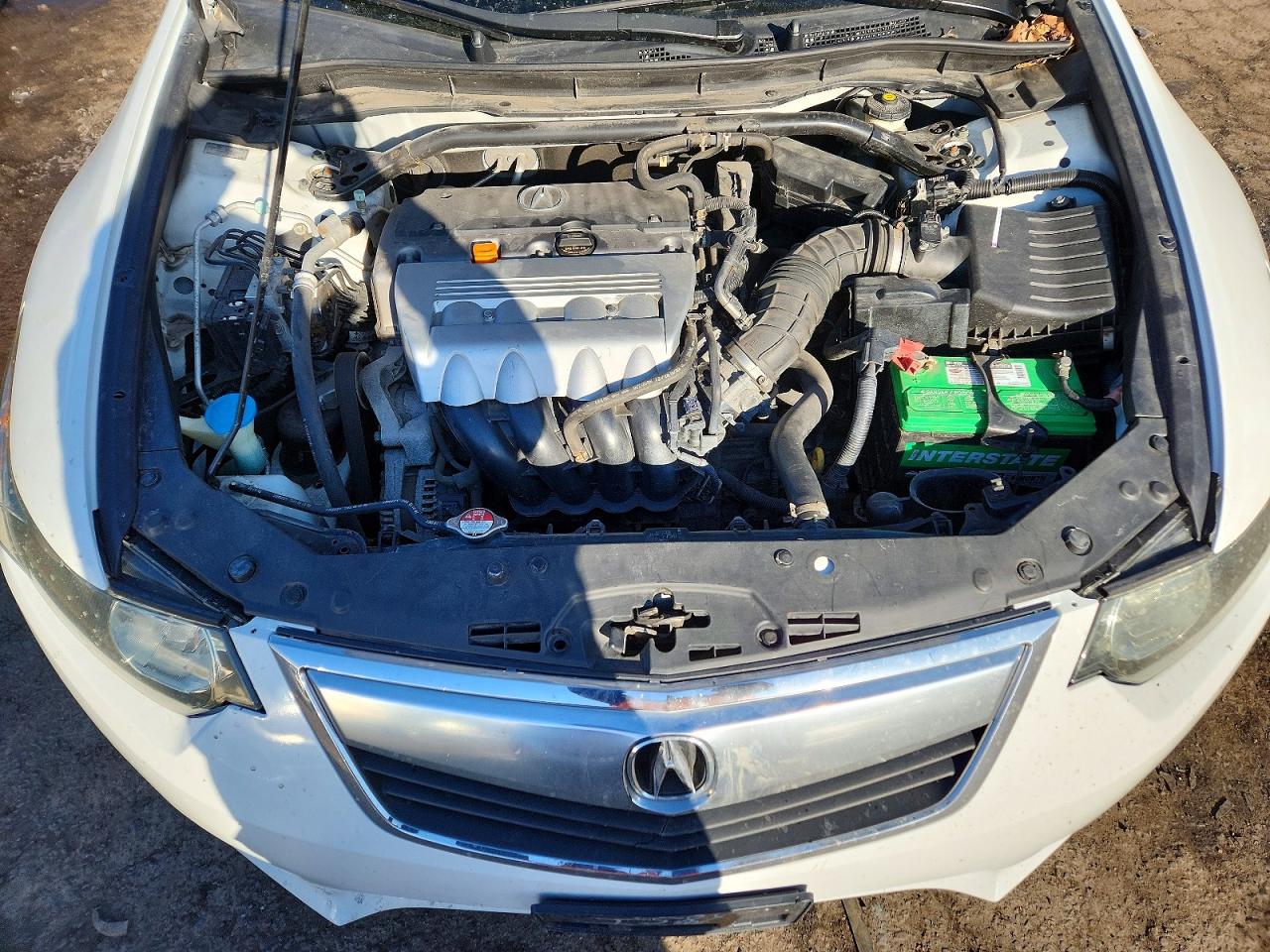 2013 Acura Tsx White vin: JH4CU2F46DC008307