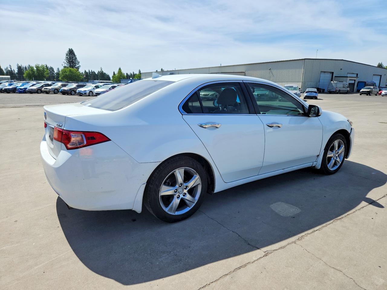 2012 Acura Tsx White vin: JH4CU2F47CC003406
