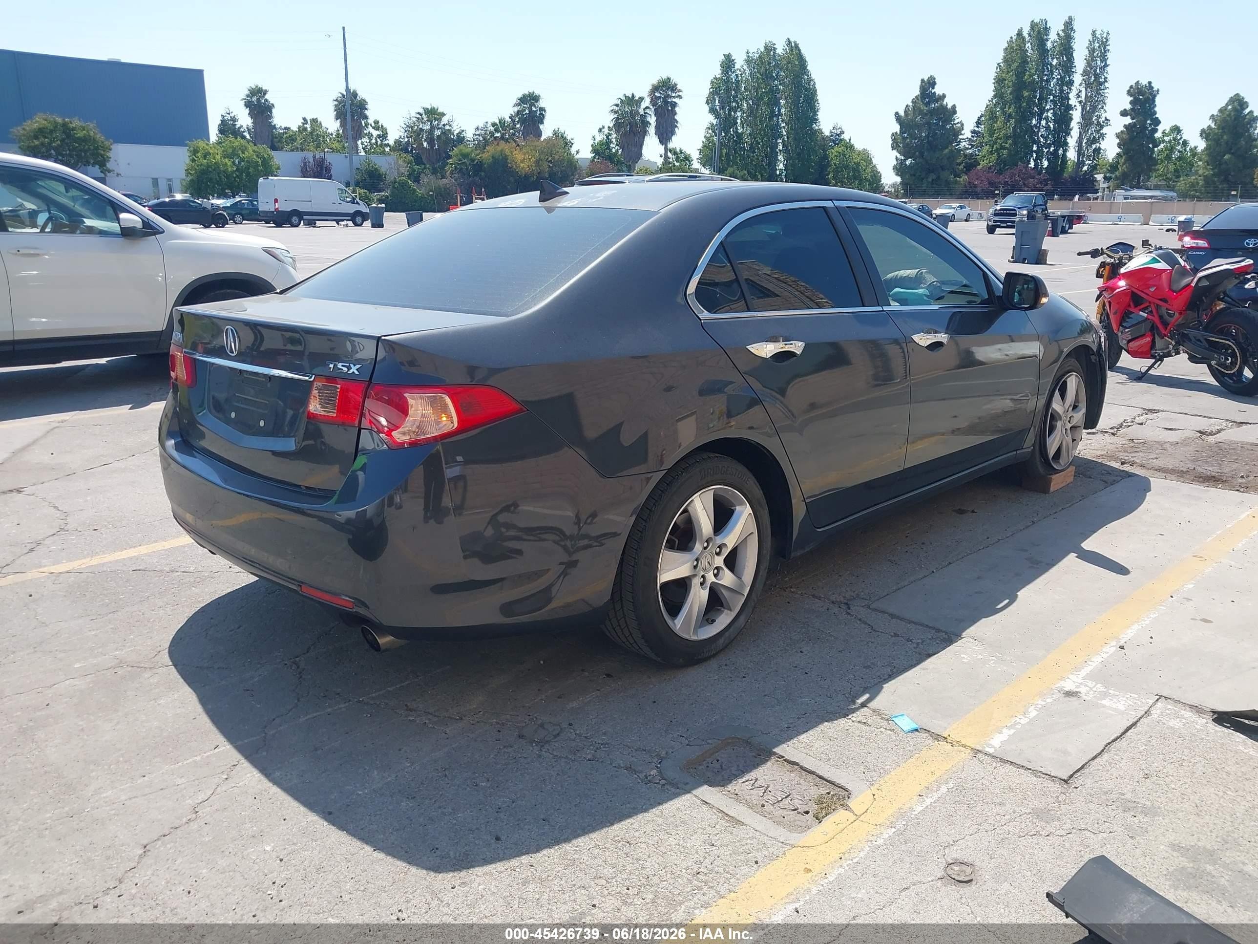 2012 Acura Tsx 2.4 Black vin: JH4CU2F47CC010534