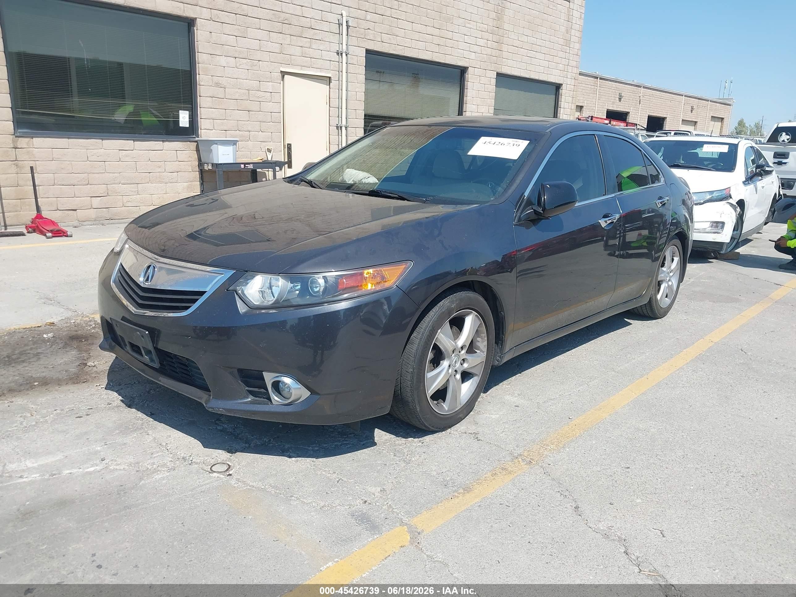 2012 Acura Tsx 2.4 Black vin: JH4CU2F47CC010534