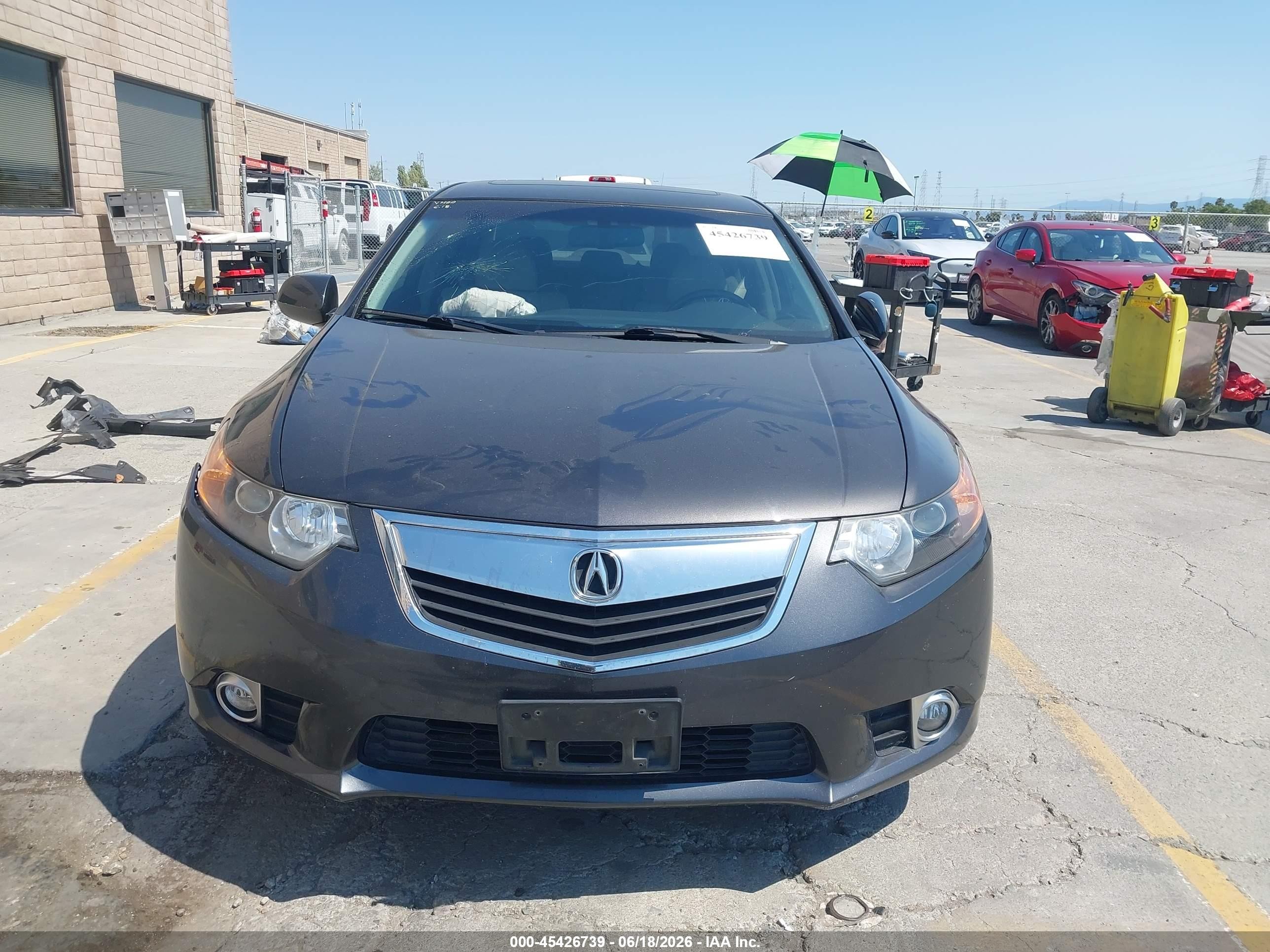 2012 Acura Tsx 2.4 Black vin: JH4CU2F47CC010534