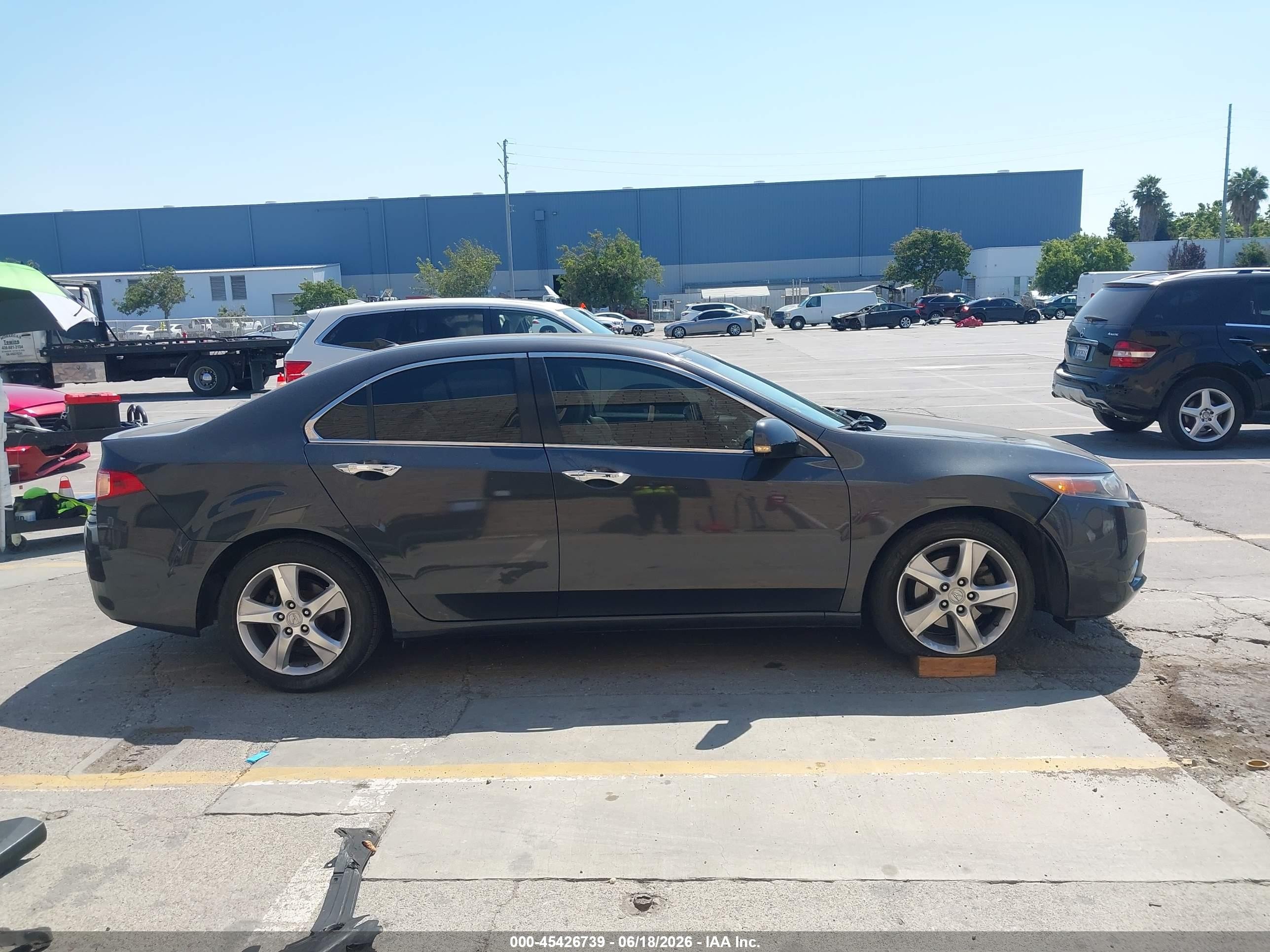 2012 Acura Tsx 2.4 Black vin: JH4CU2F47CC010534