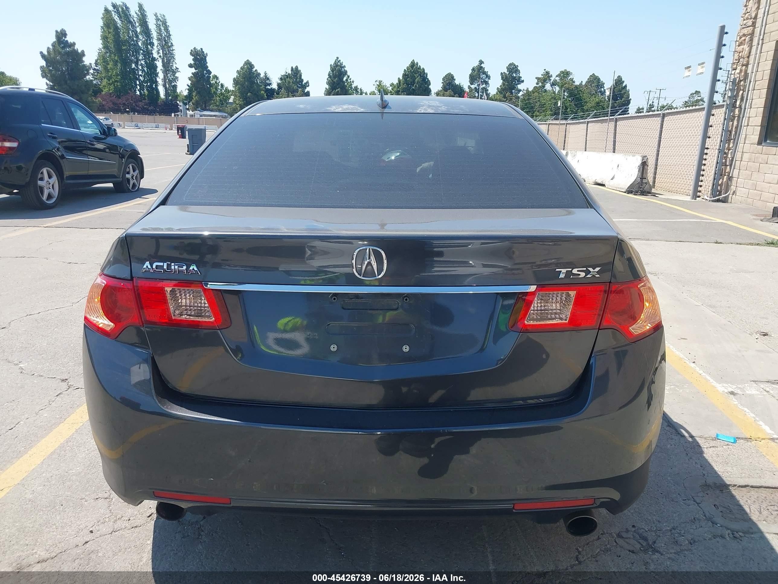 2012 Acura Tsx 2.4 Black vin: JH4CU2F47CC010534
