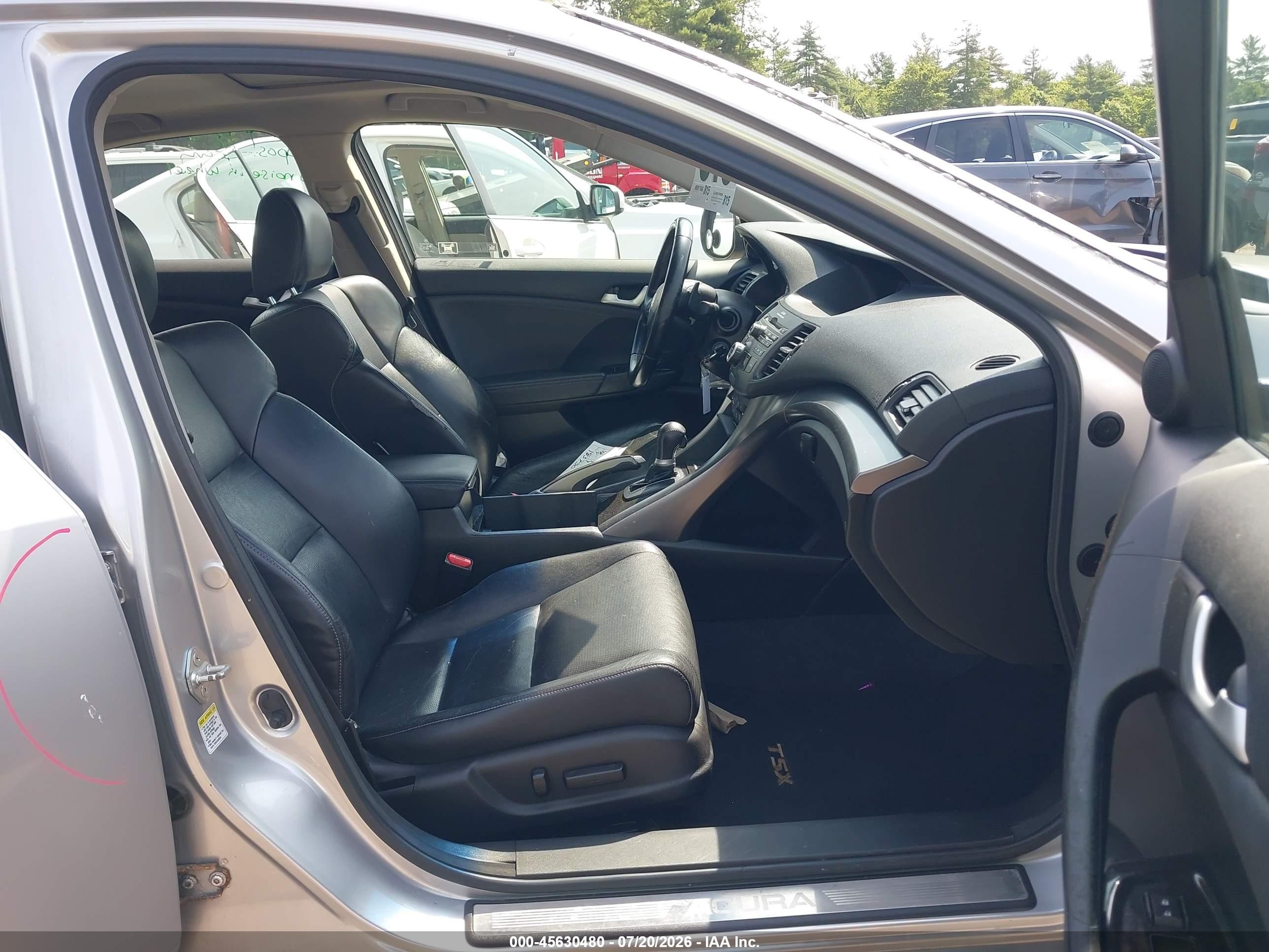 2012 Acura Tsx 2.4 Silver vin: JH4CU2F47CC011781