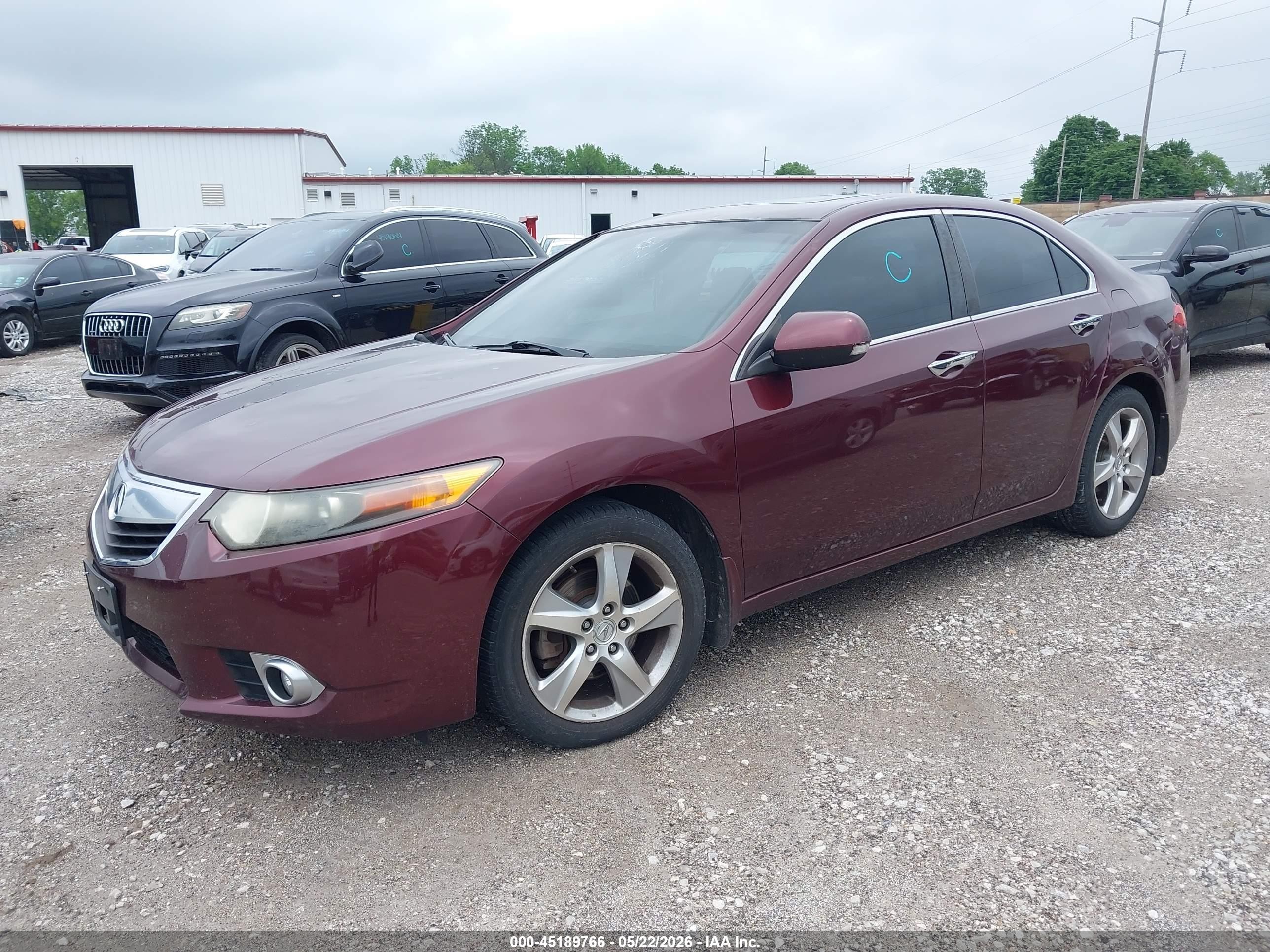 2012 Acura Tsx 2.4 Темно-бордовый vin: JH4CU2F47CC012297