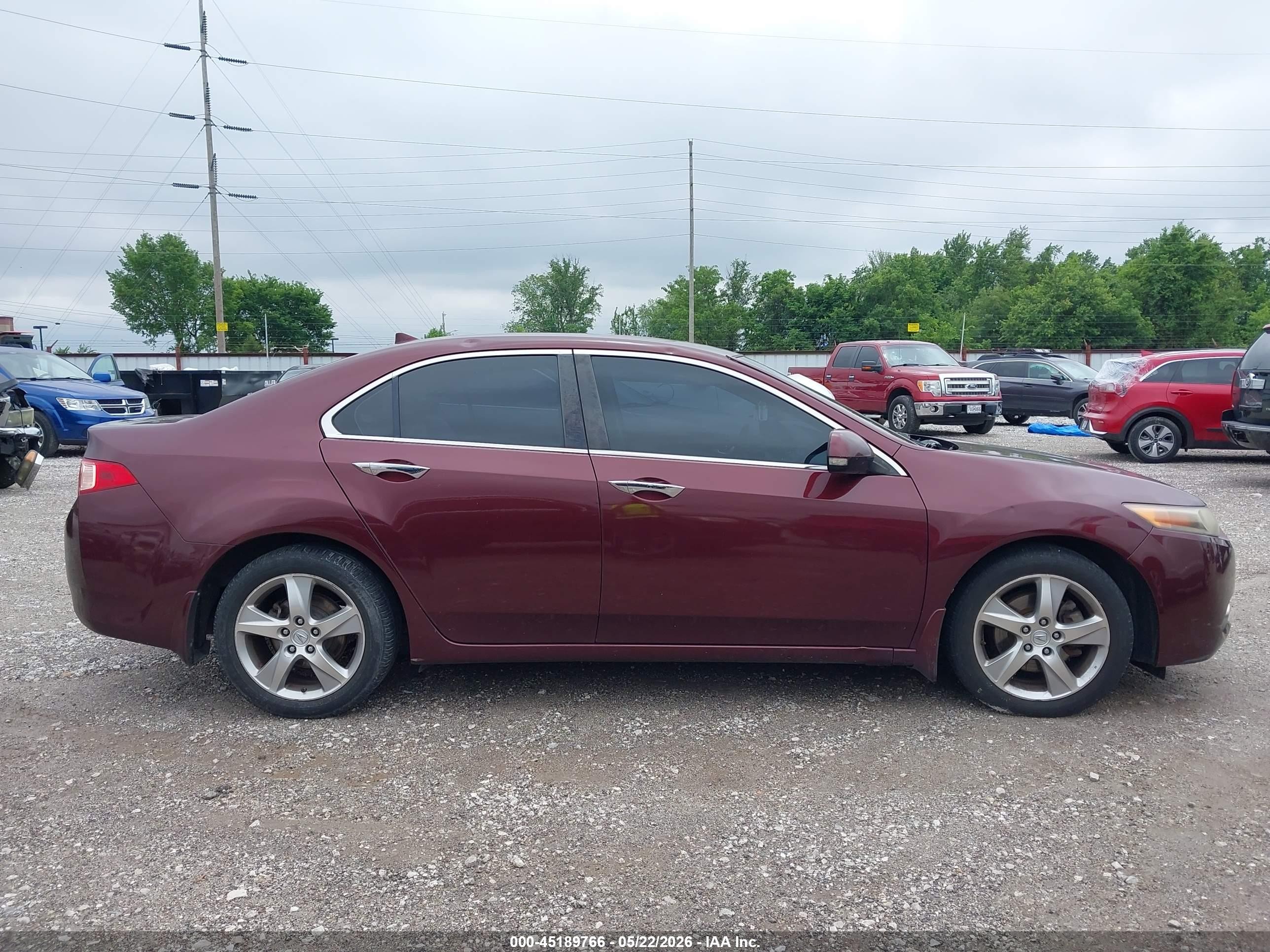 2012 Acura Tsx 2.4 Темно-бордовый vin: JH4CU2F47CC012297