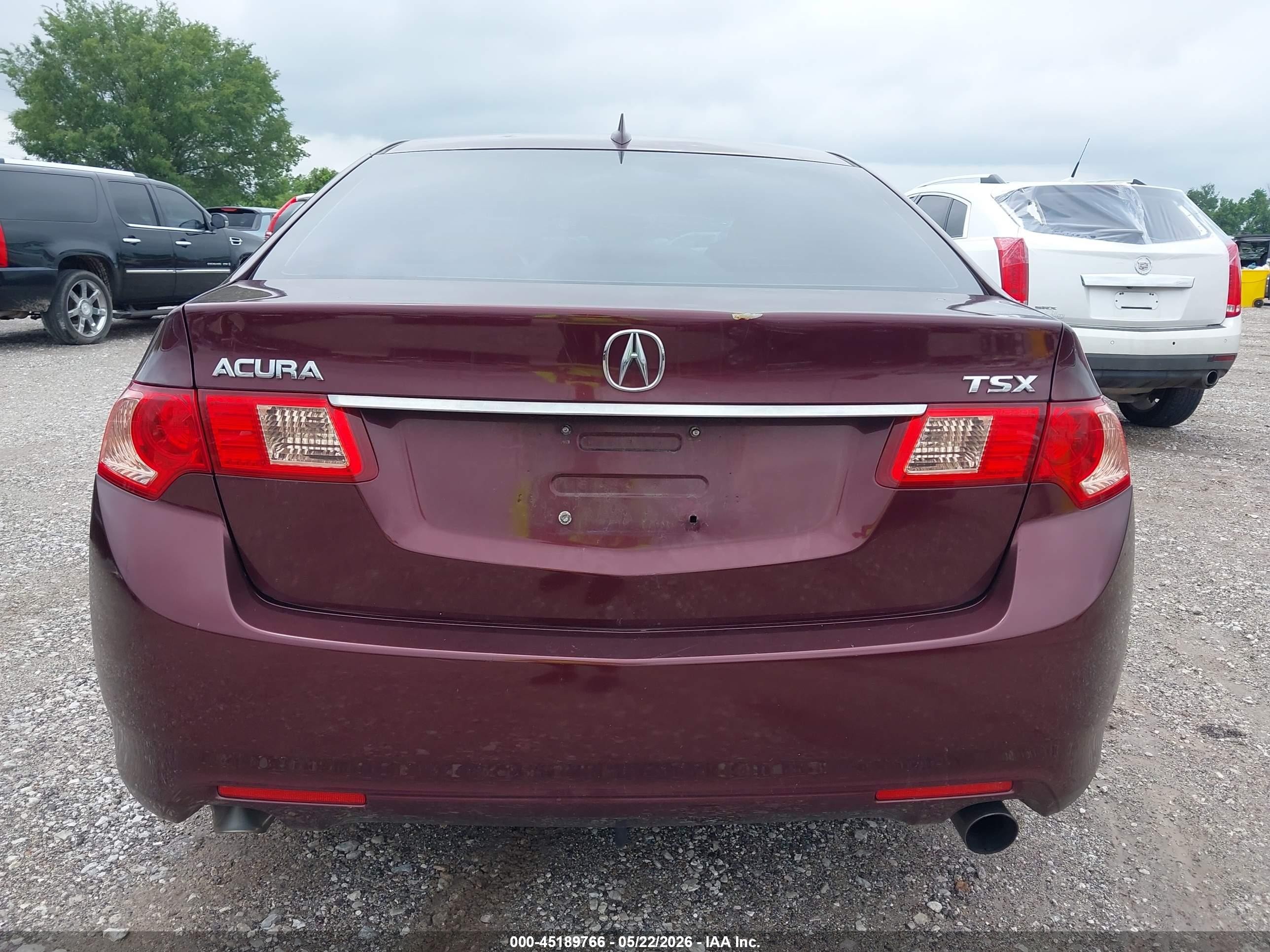 2012 Acura Tsx 2.4 Темно-бордовый vin: JH4CU2F47CC012297