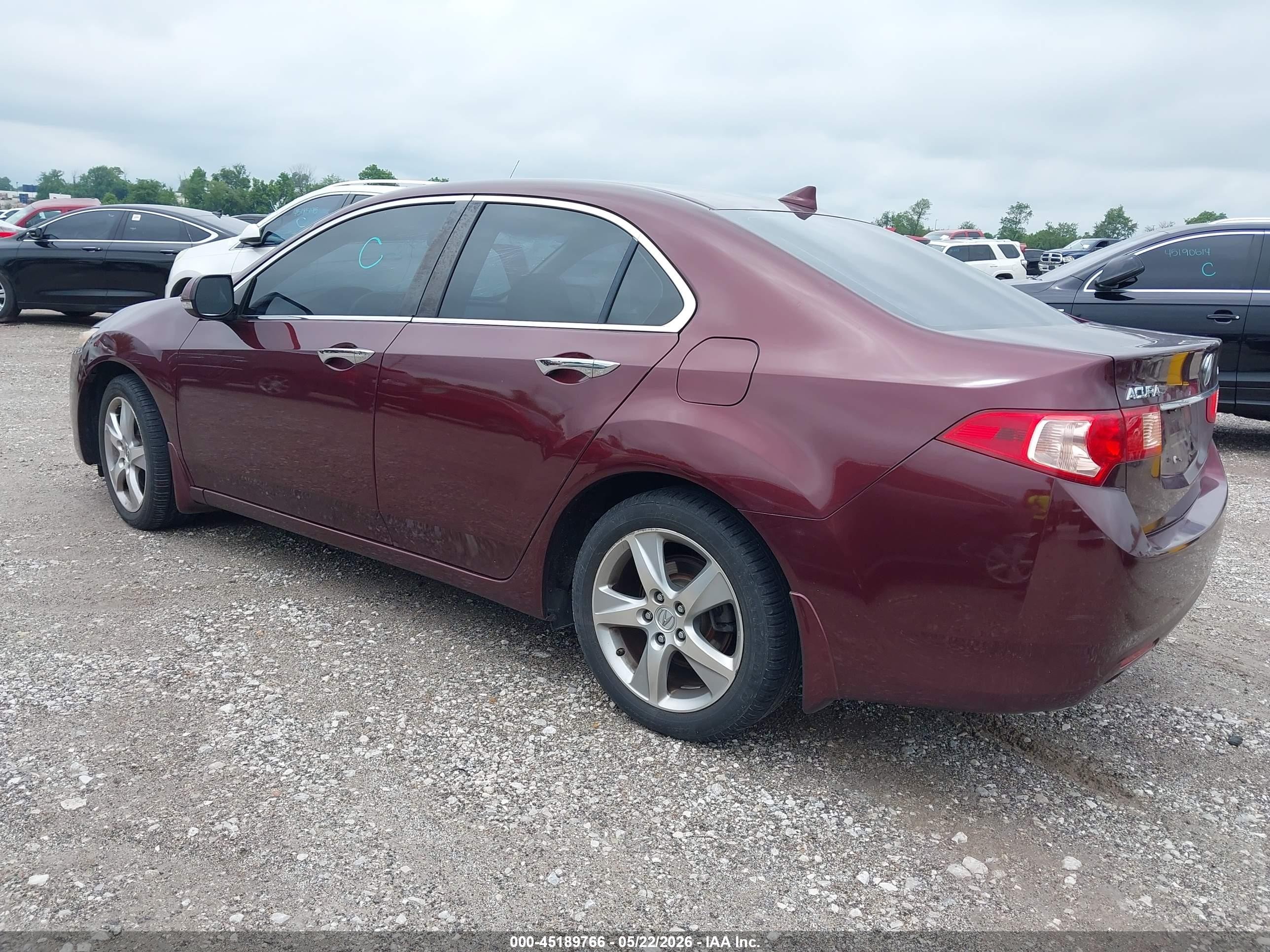 2012 Acura Tsx 2.4 Темно-бордовый vin: JH4CU2F47CC012297