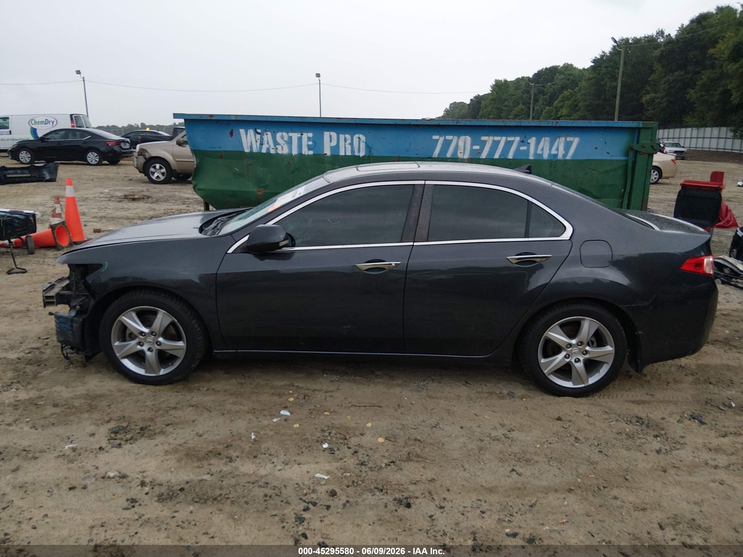 2012 Acura Tsx 2.4 Gray vin: JH4CU2F47CC018925