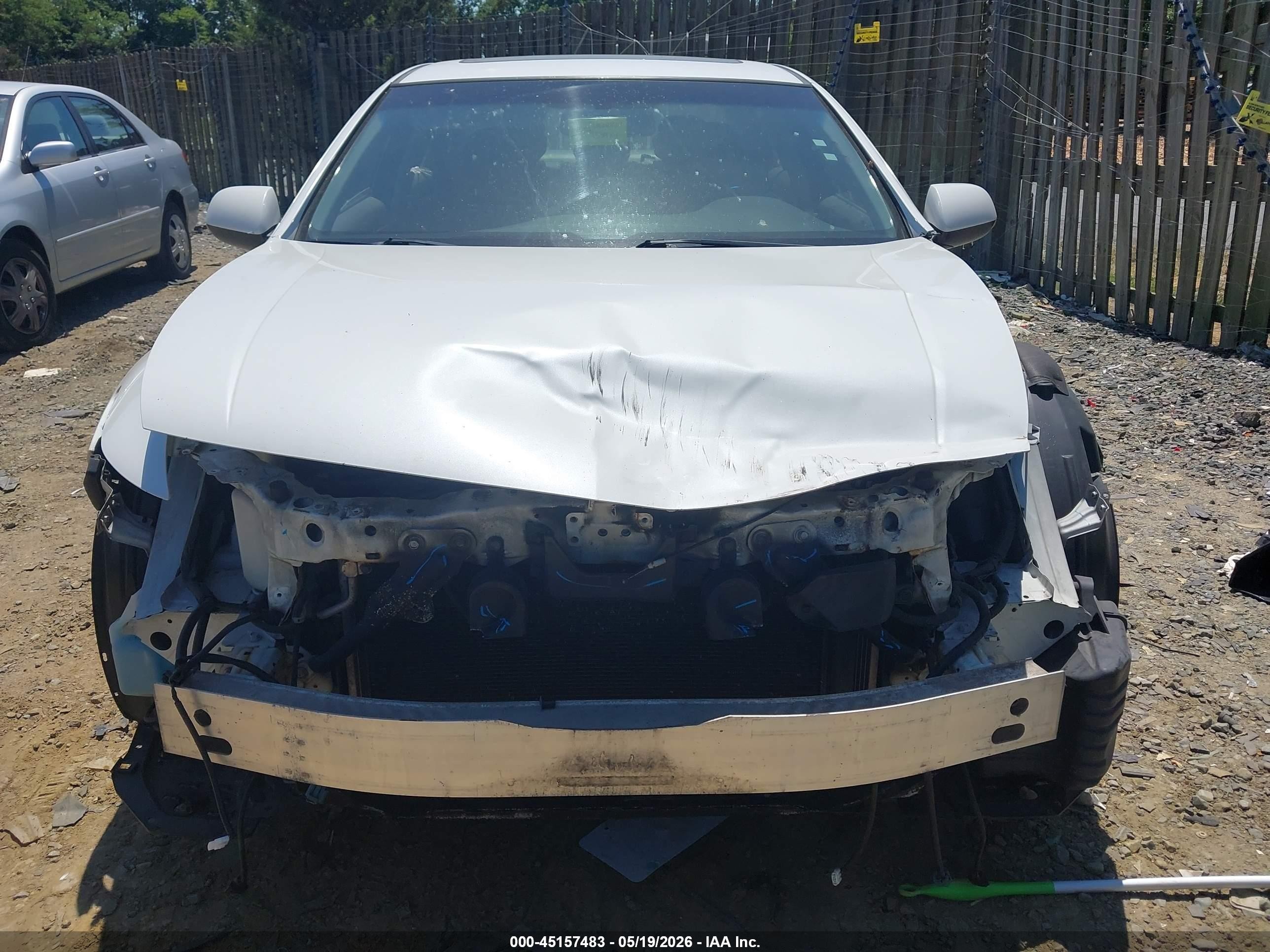2013 Acura Tsx 2.4 White vin: JH4CU2F47DC011474