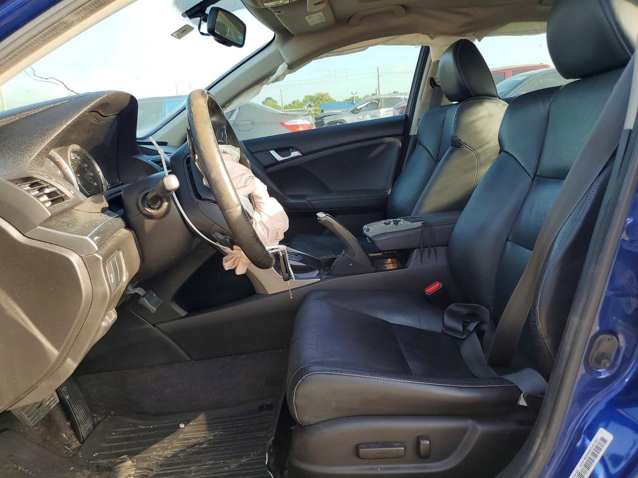 2014 Acura Tsx Синий vin: JH4CU2F47EC004428