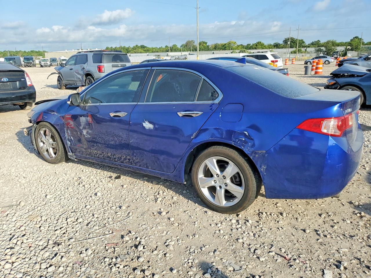 2014 Acura Tsx Синий vin: JH4CU2F47EC004428