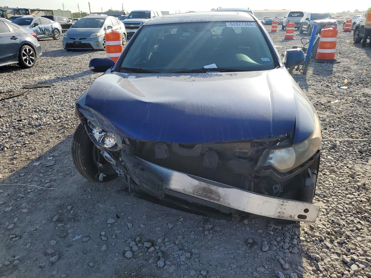 2014 Acura Tsx Синий vin: JH4CU2F47EC004428