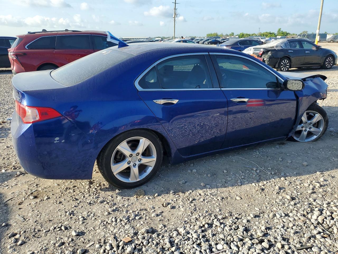 2014 Acura Tsx Синий vin: JH4CU2F47EC004428