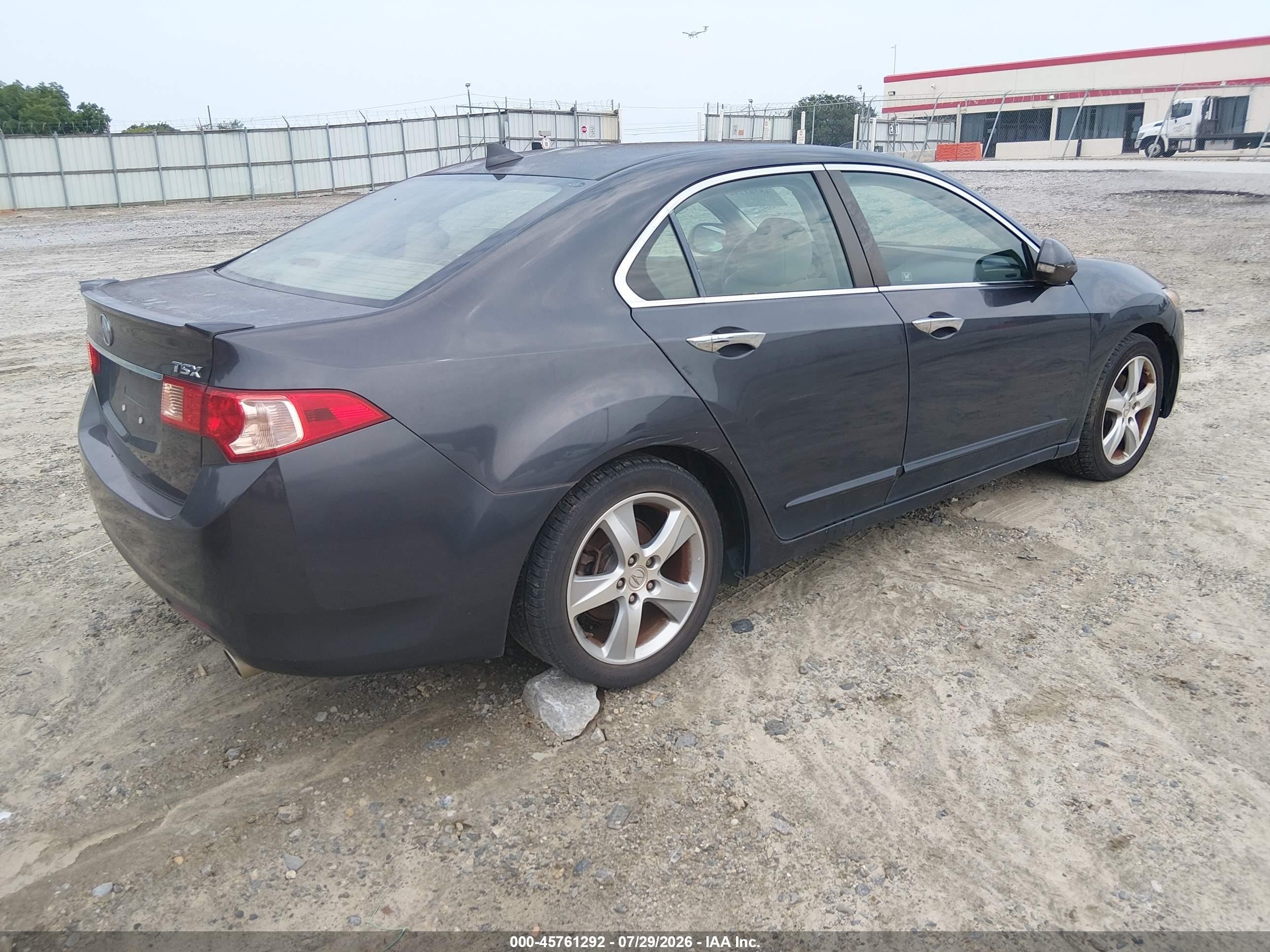 2012 Acura Tsx 2.4 Серый vin: JH4CU2F48CC008047