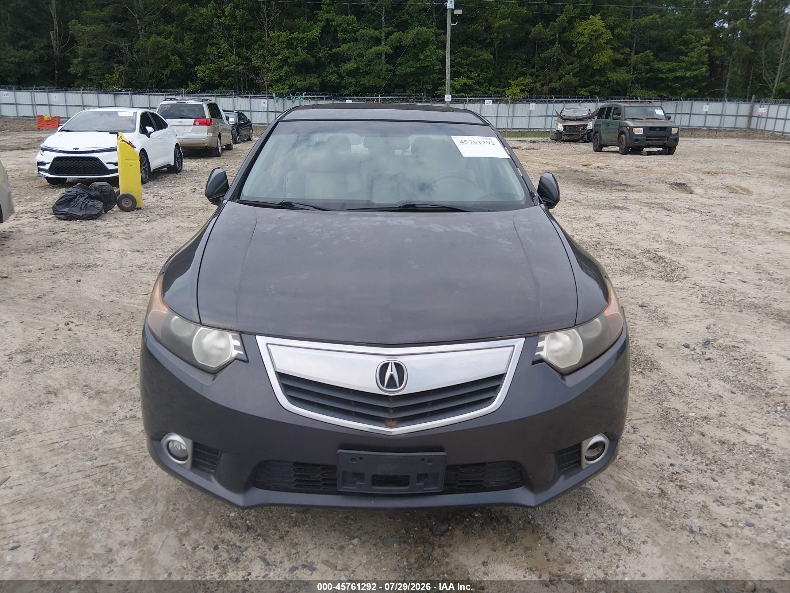 2012 Acura Tsx 2.4 Серый vin: JH4CU2F48CC008047