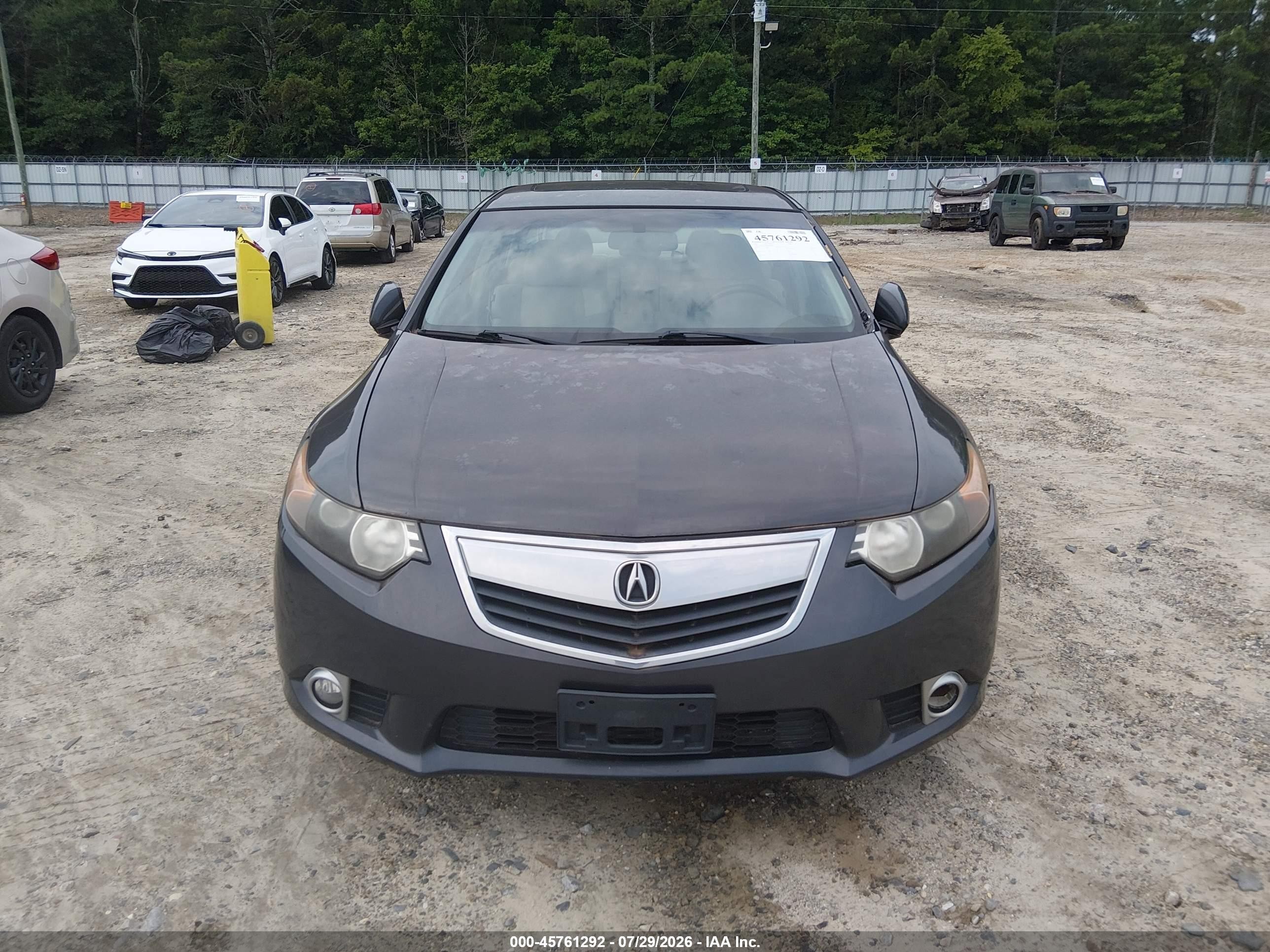 2012 Acura Tsx 2.4 Серый vin: JH4CU2F48CC008047