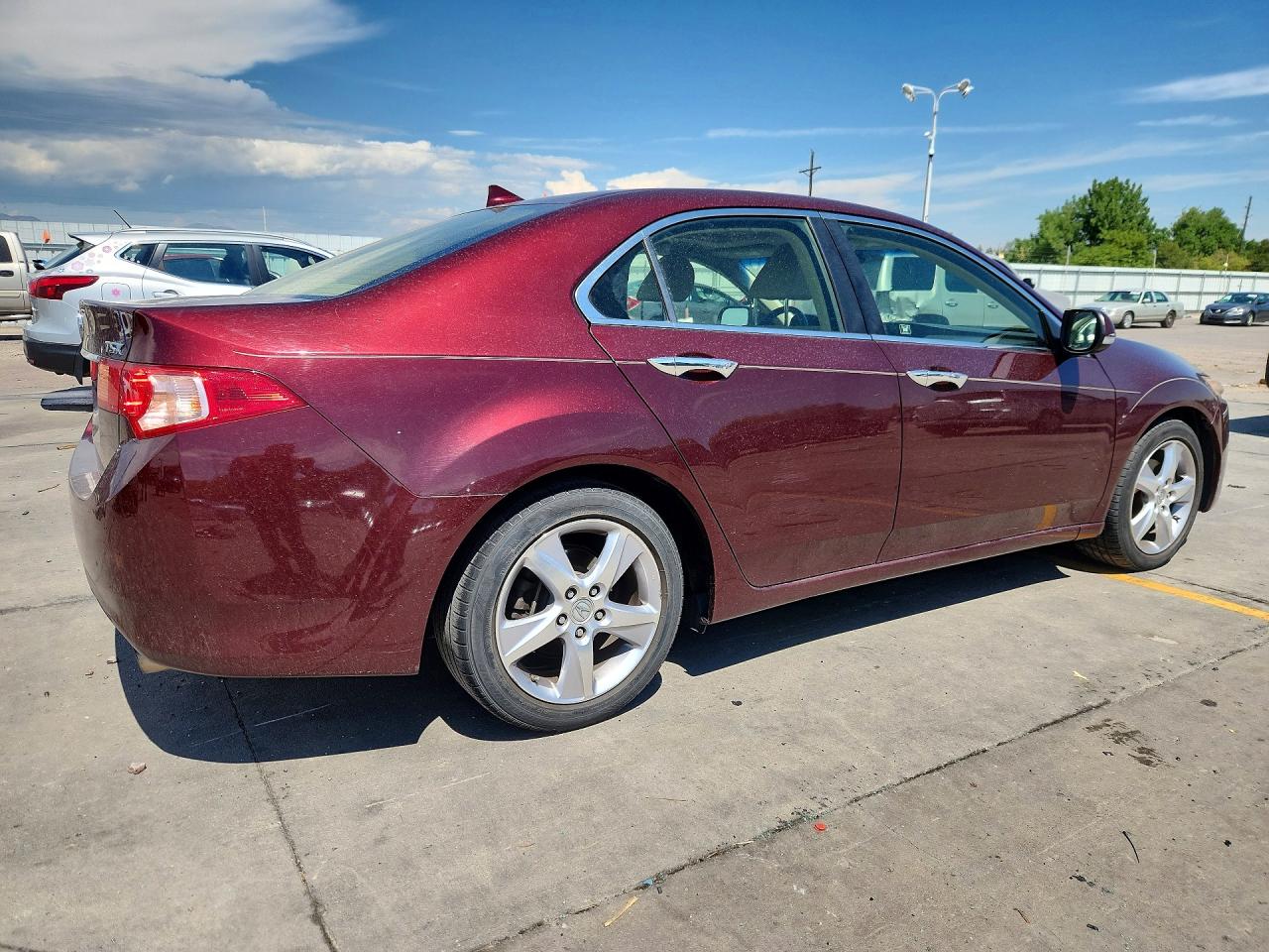 2012 Acura Tsx Maroon vin: JH4CU2F48CC014723