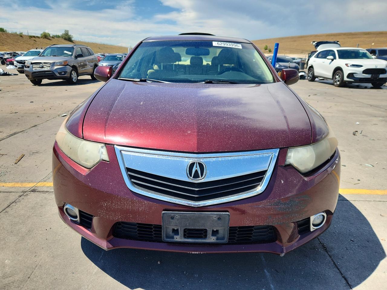2012 Acura Tsx Maroon vin: JH4CU2F48CC014723